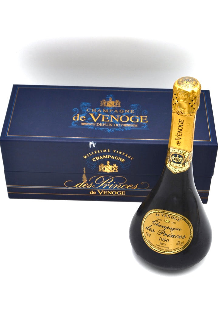 1990 Champagne de Venoge Cuvee Grand Vin des Princes Vintage Brut Champagne