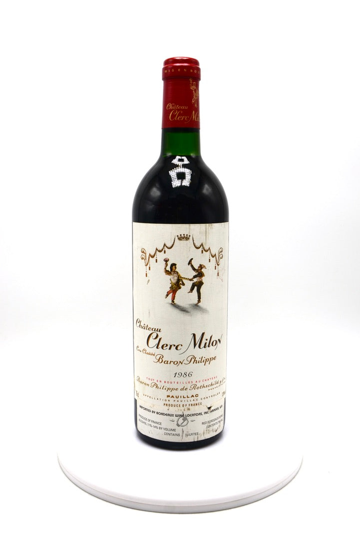 1986 Château Clerc Milon, Pauillac