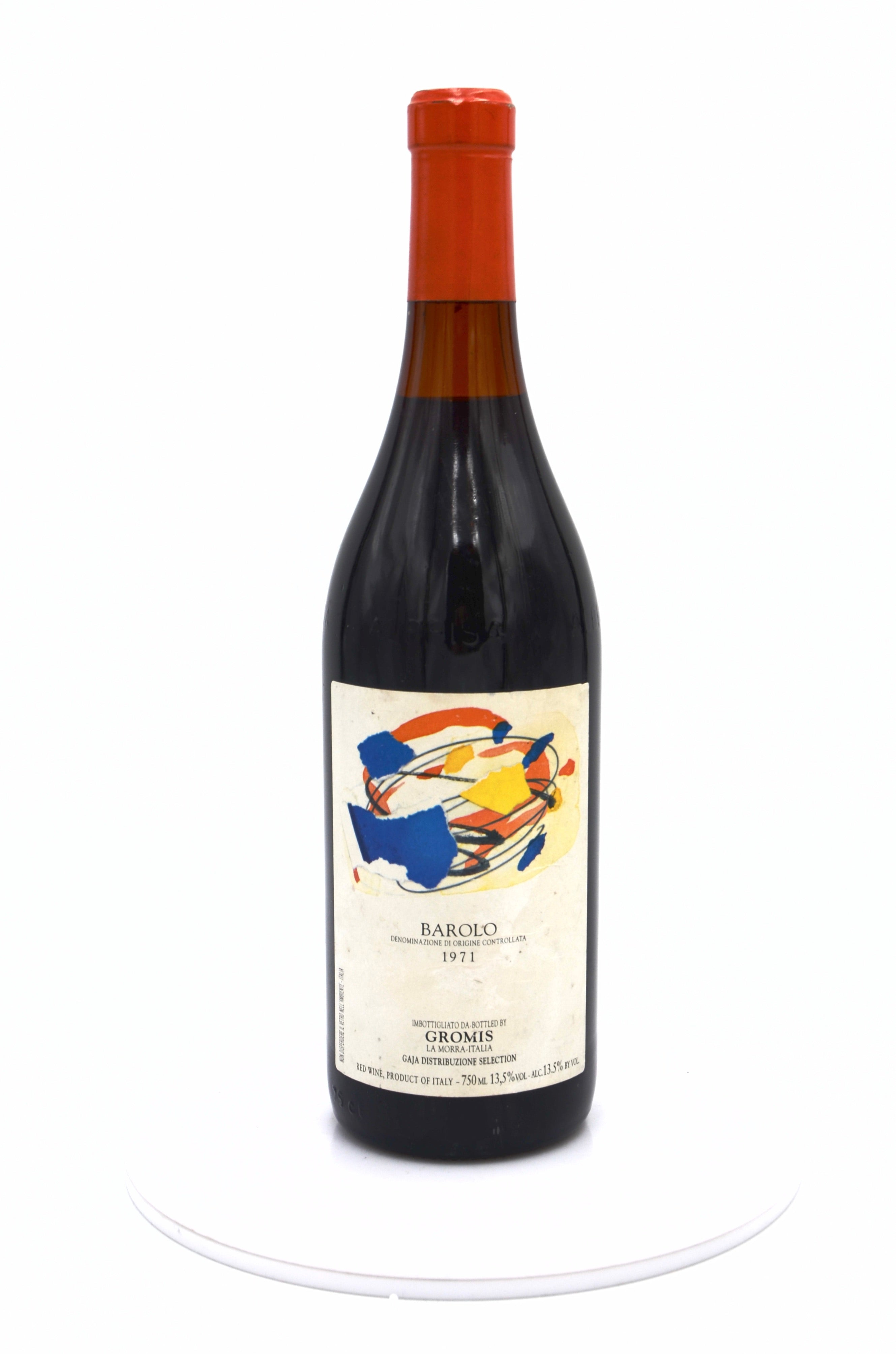 1971 Gaja Barolo, Gromis