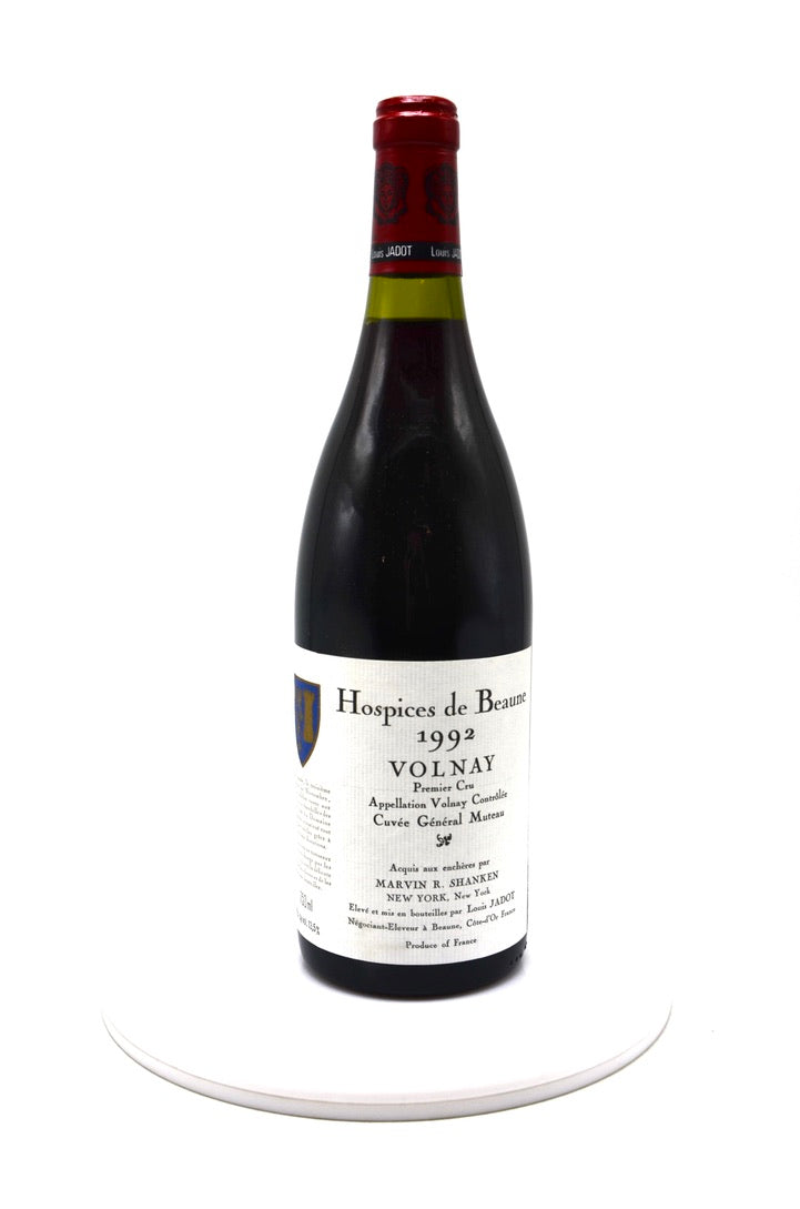 1992 Louis Jadot Hospices de Beaune Volnay, Cuvée General Muteau, Premier Cru