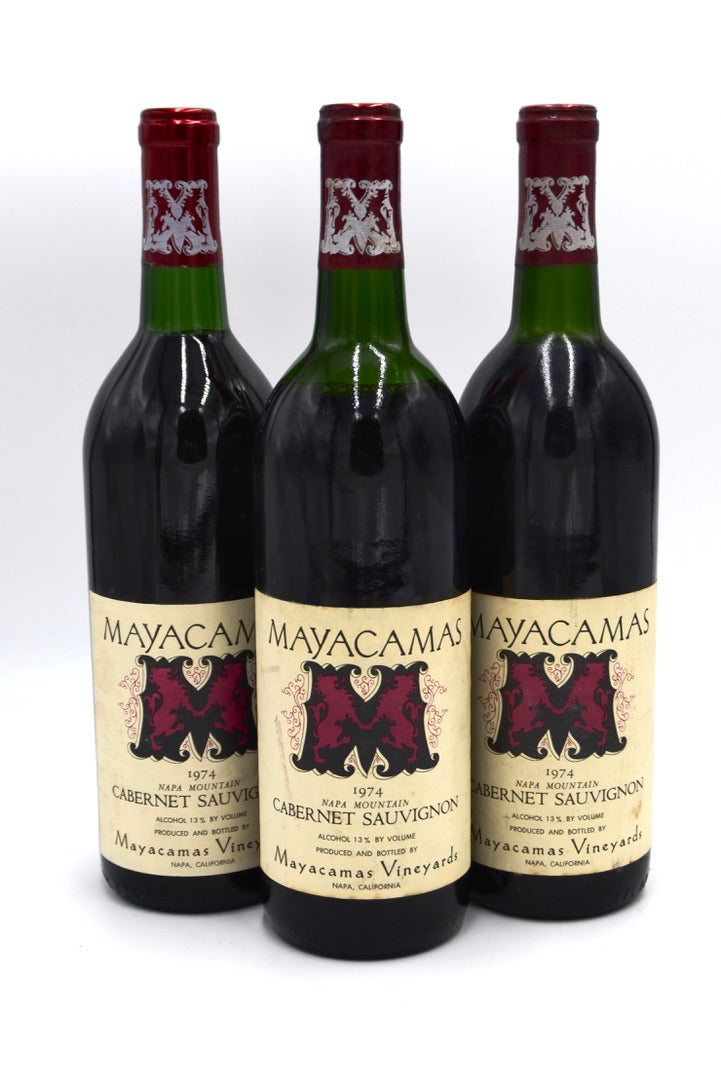 1974 Mayacamas Cabernet Sauvignon, Napa Mountain
