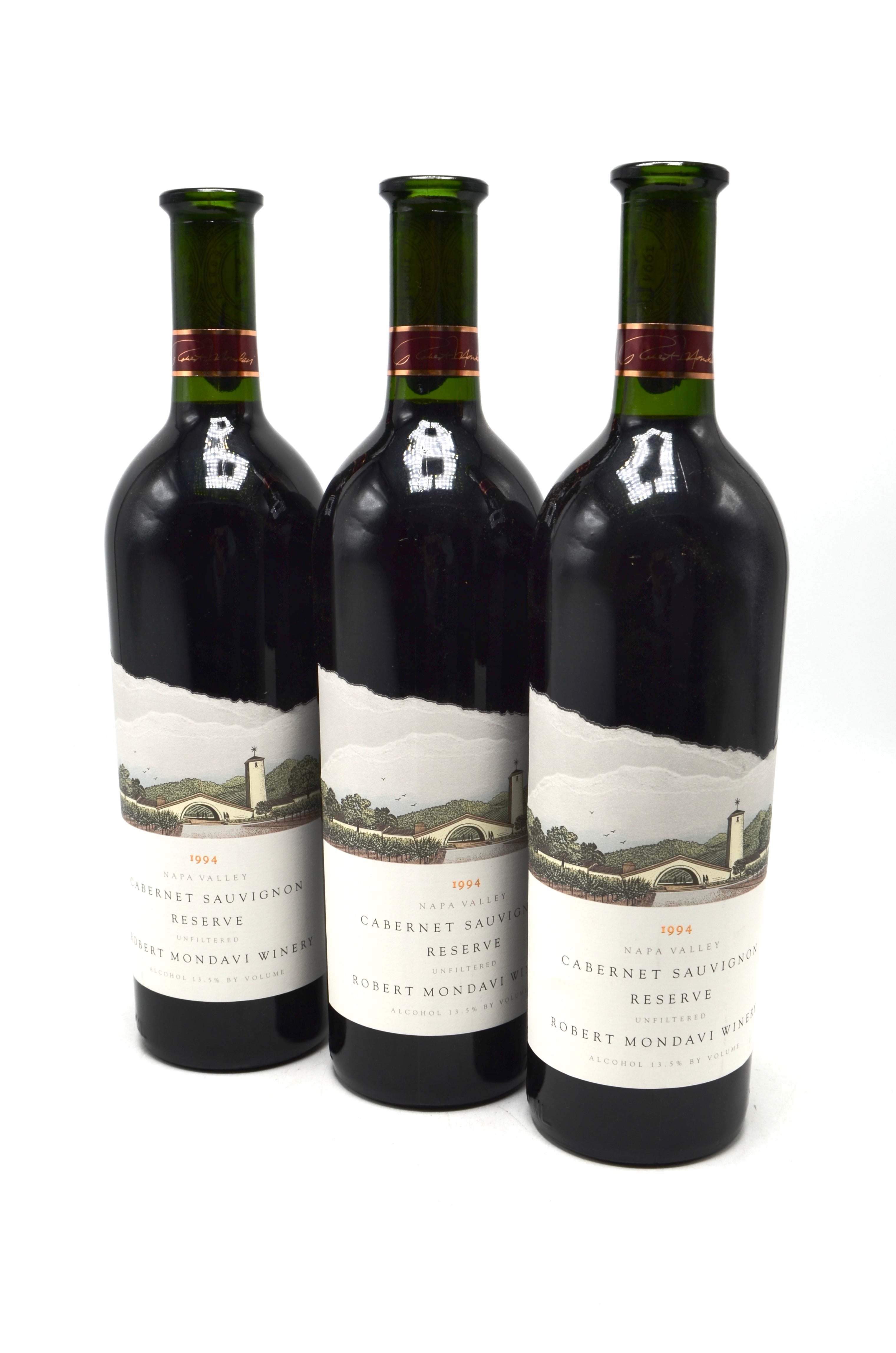 1994 Robert Mondavi Reserve Cabernet Sauvignon, Unfiltered, Napa Valley