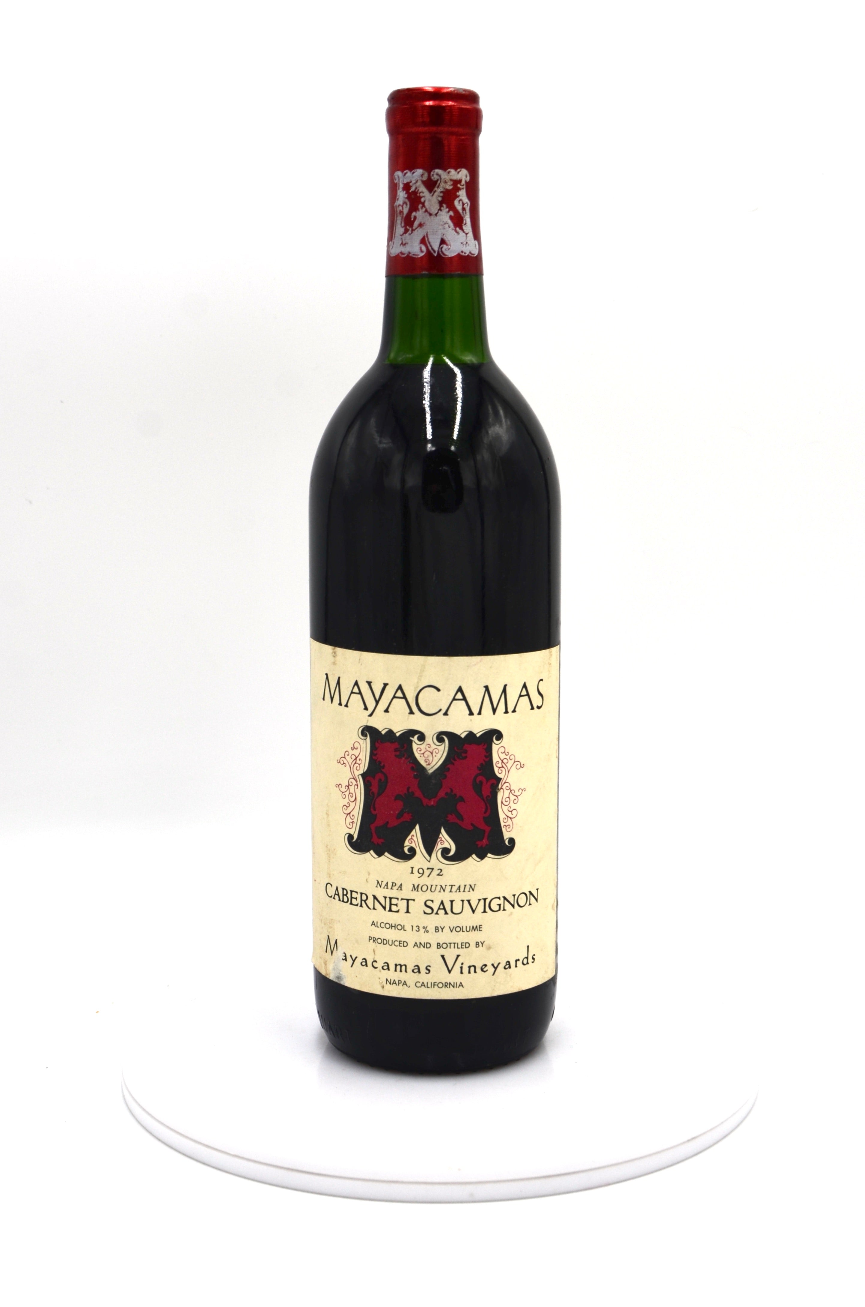 1972 Mayacamas Cabernet Sauvignon, Napa Mountain