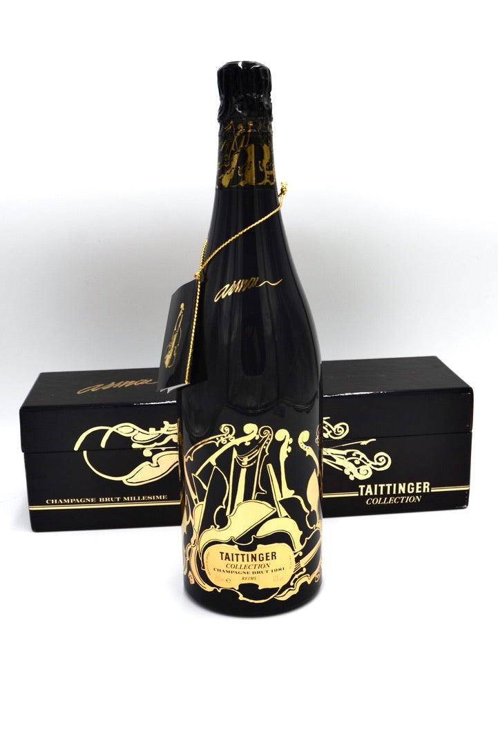 1981 Taittinger Vintage Brut Champagne, Artist Collection (Arman)