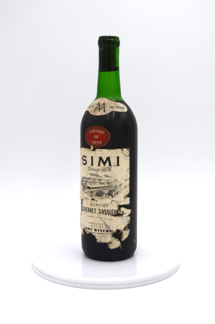 1935 Simi Winery Cabernet Sauvignon, Alexander Valley, Sonoma
