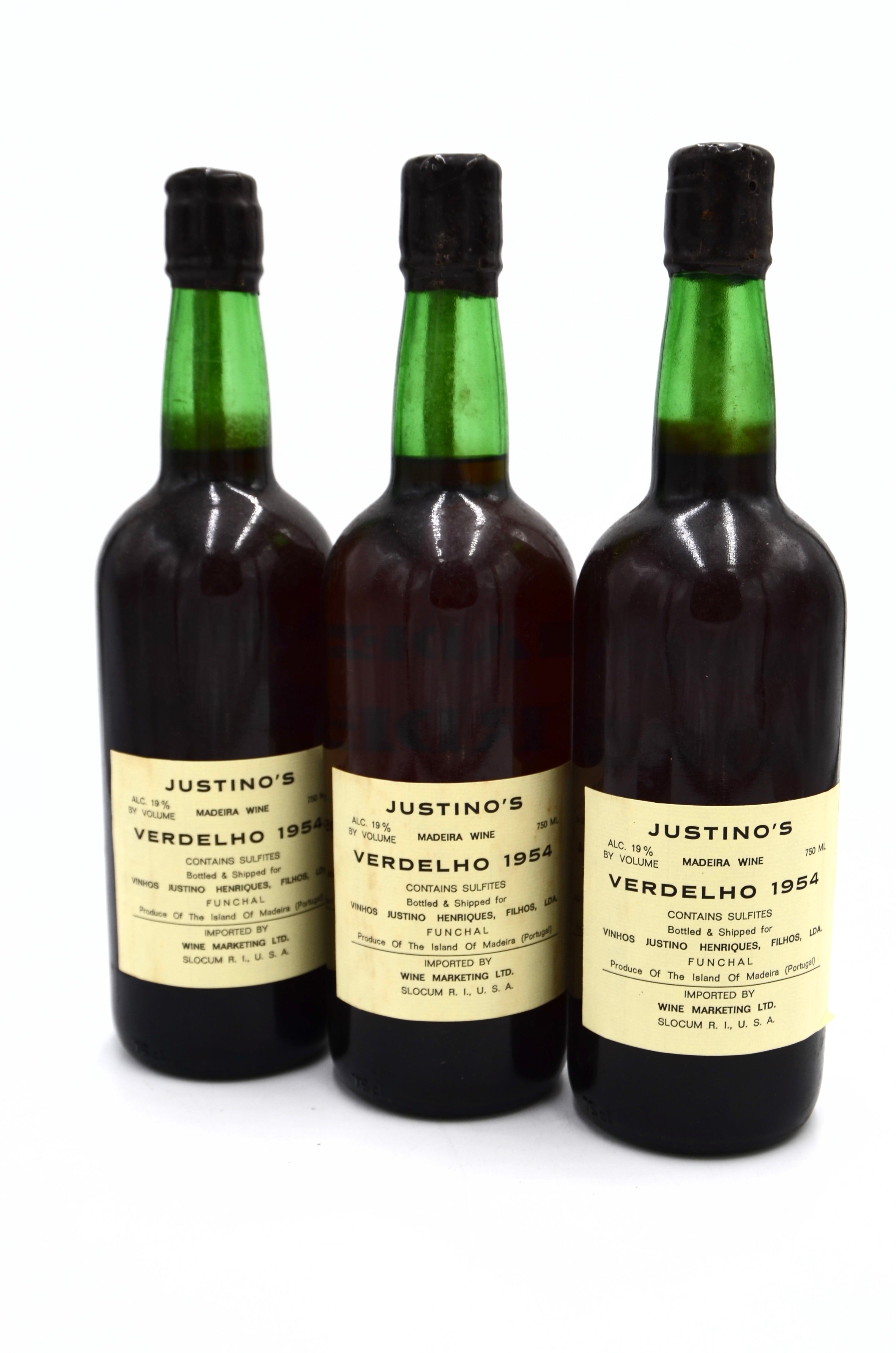 1954 Vinhos Justino Henriques (Justino's) Verdelho Vintage Madeira