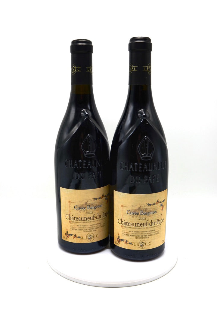 2003 Patrick Lesec Chateauneuf-du-Pape, Cuvee Bargeton