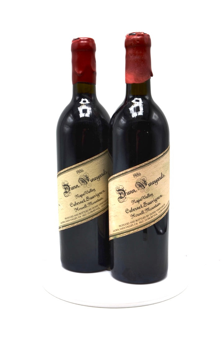 1986 Dunn Vineyards Cabernet Sauvignon, Howell Mountain