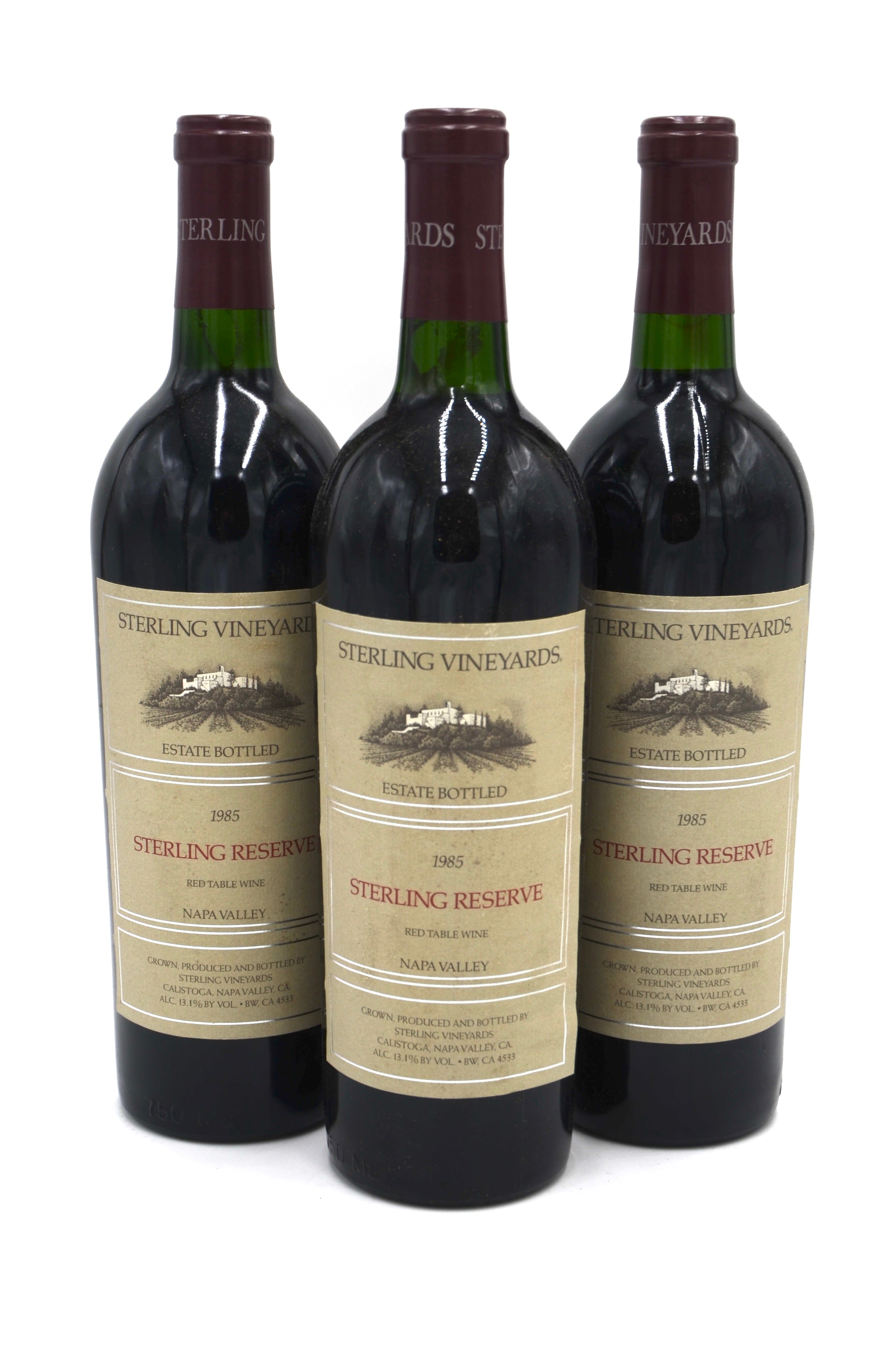 1985 Sterling Vineyards Reserve Cabernet Sauvignon, Napa Valley