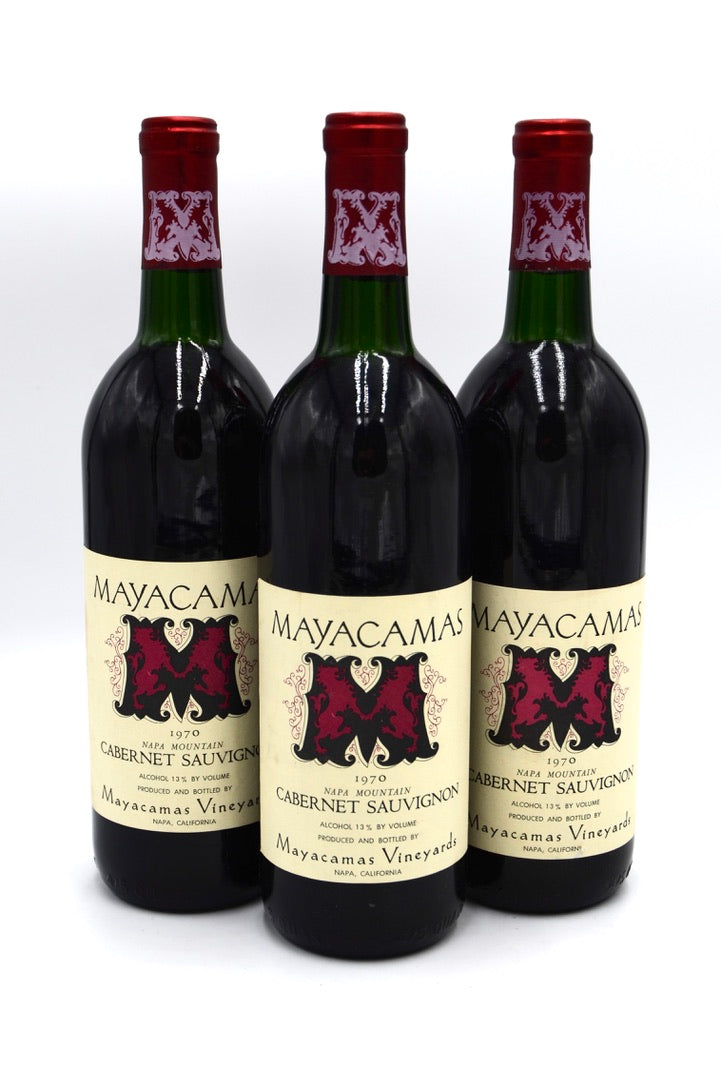 1970 Mayacamas Cabernet Sauvignon, Napa Mountain