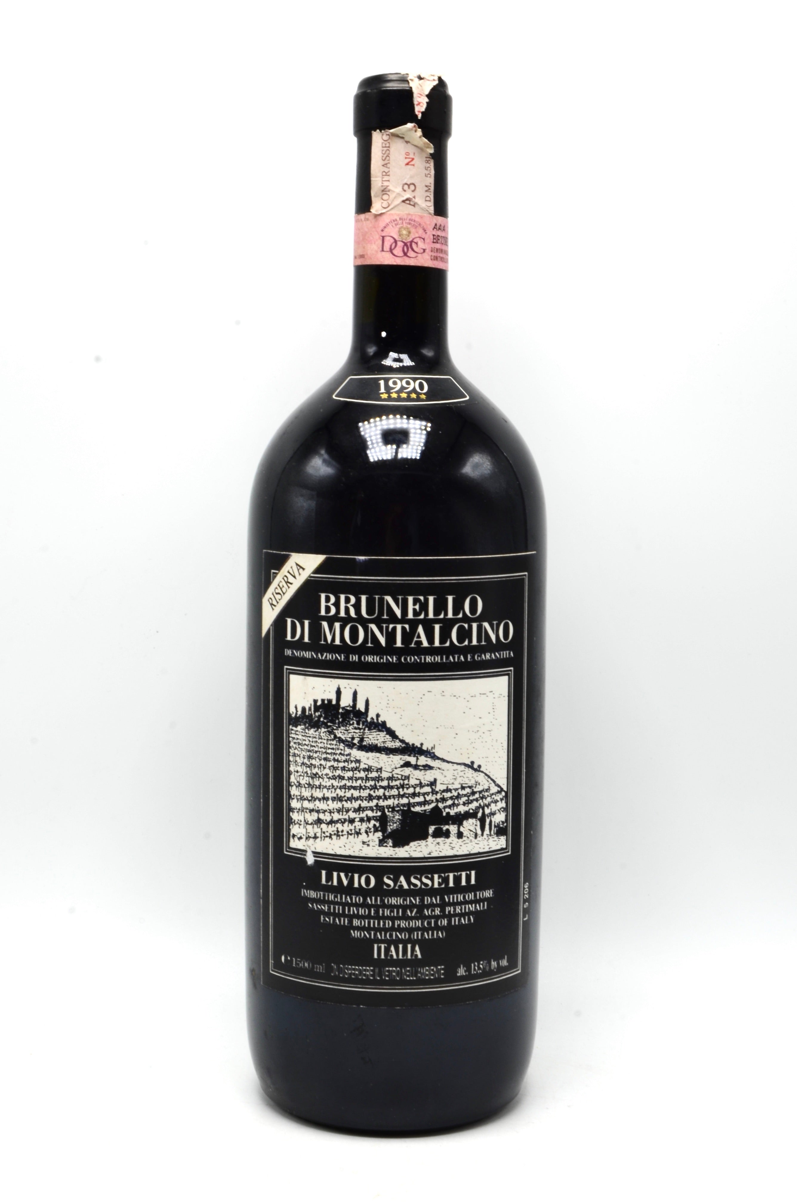 1990 Livio Sassetti Brunello di Montalcino, Pertimali Riserva (magnum)