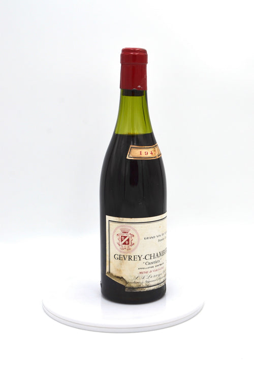 1943 S.A. Leroy & Cie Gevrey-Chambertin, Cazetiers, Premier Cru