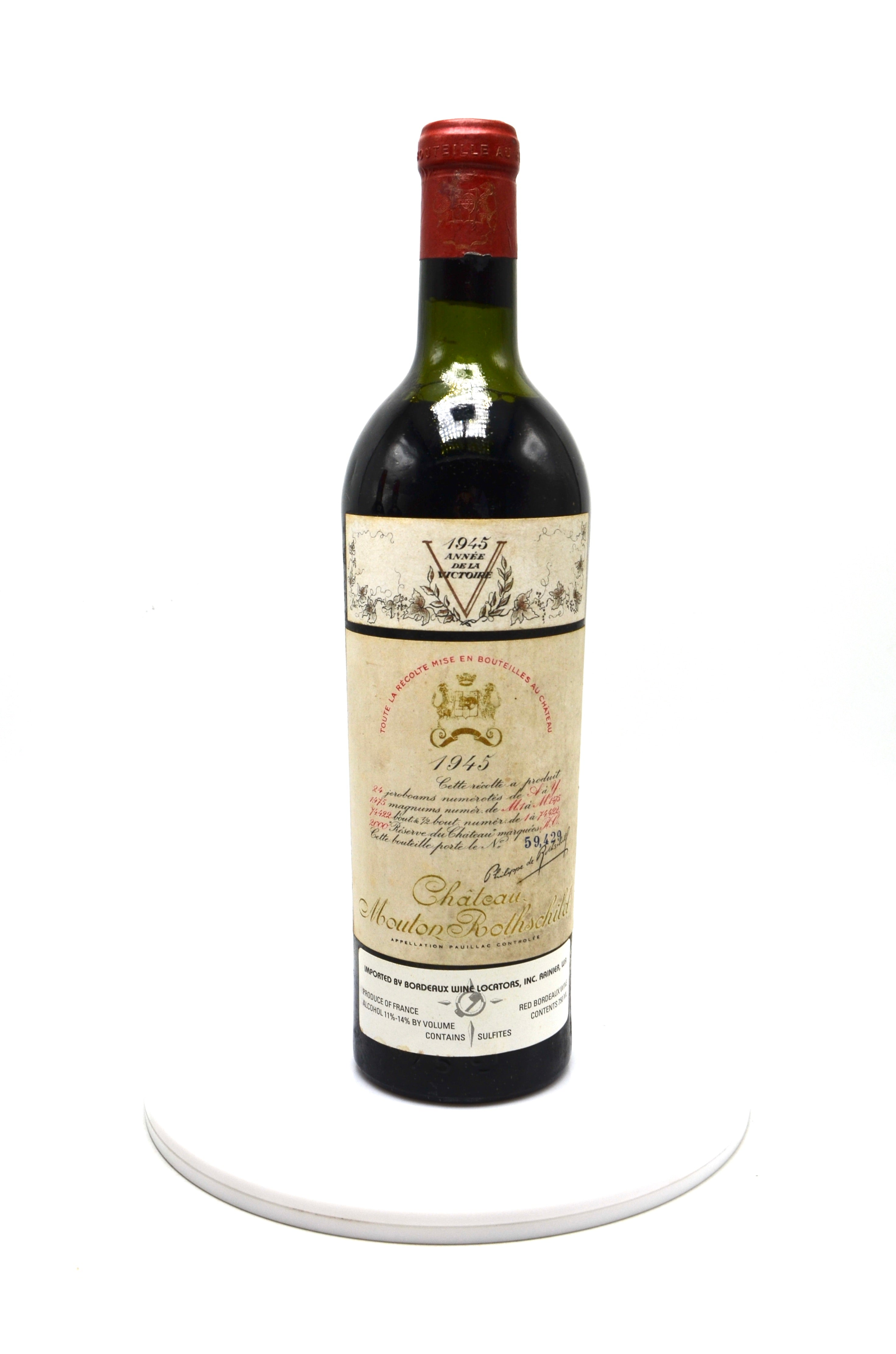 1945 Château Mouton Rothschild, Pauillac