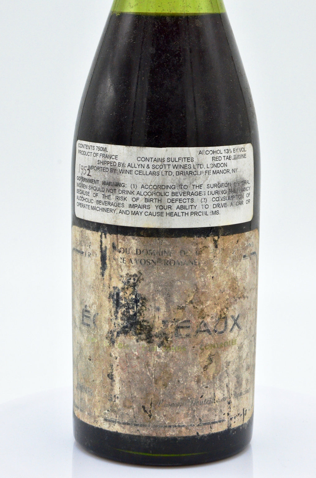 1952 Domaine de la Romanee-Conti Echezeaux, Grand Cru