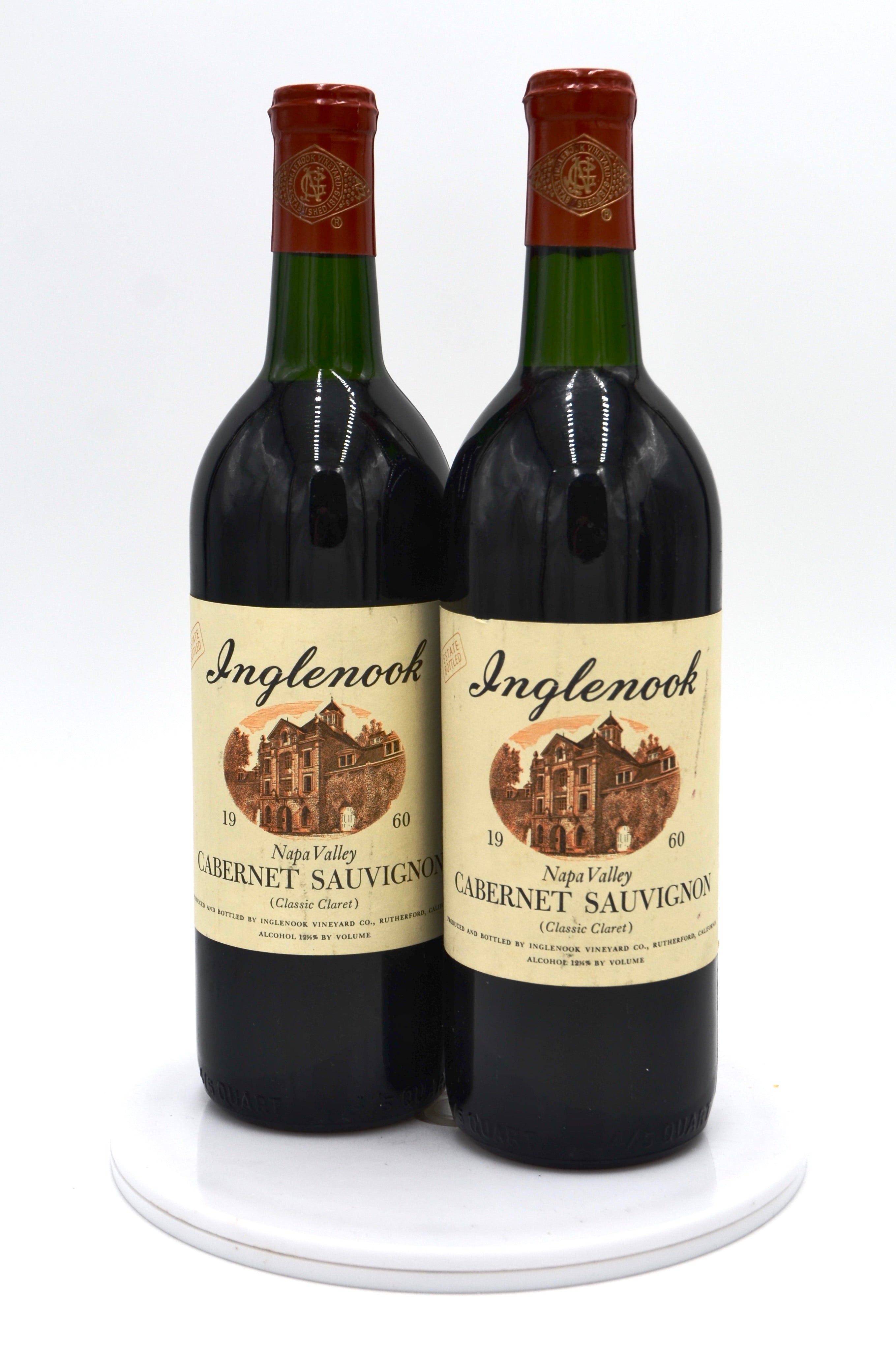 1960 Inglenook Cabernet Sauvignon, Classic Claret, Rutherford, Napa Valley
