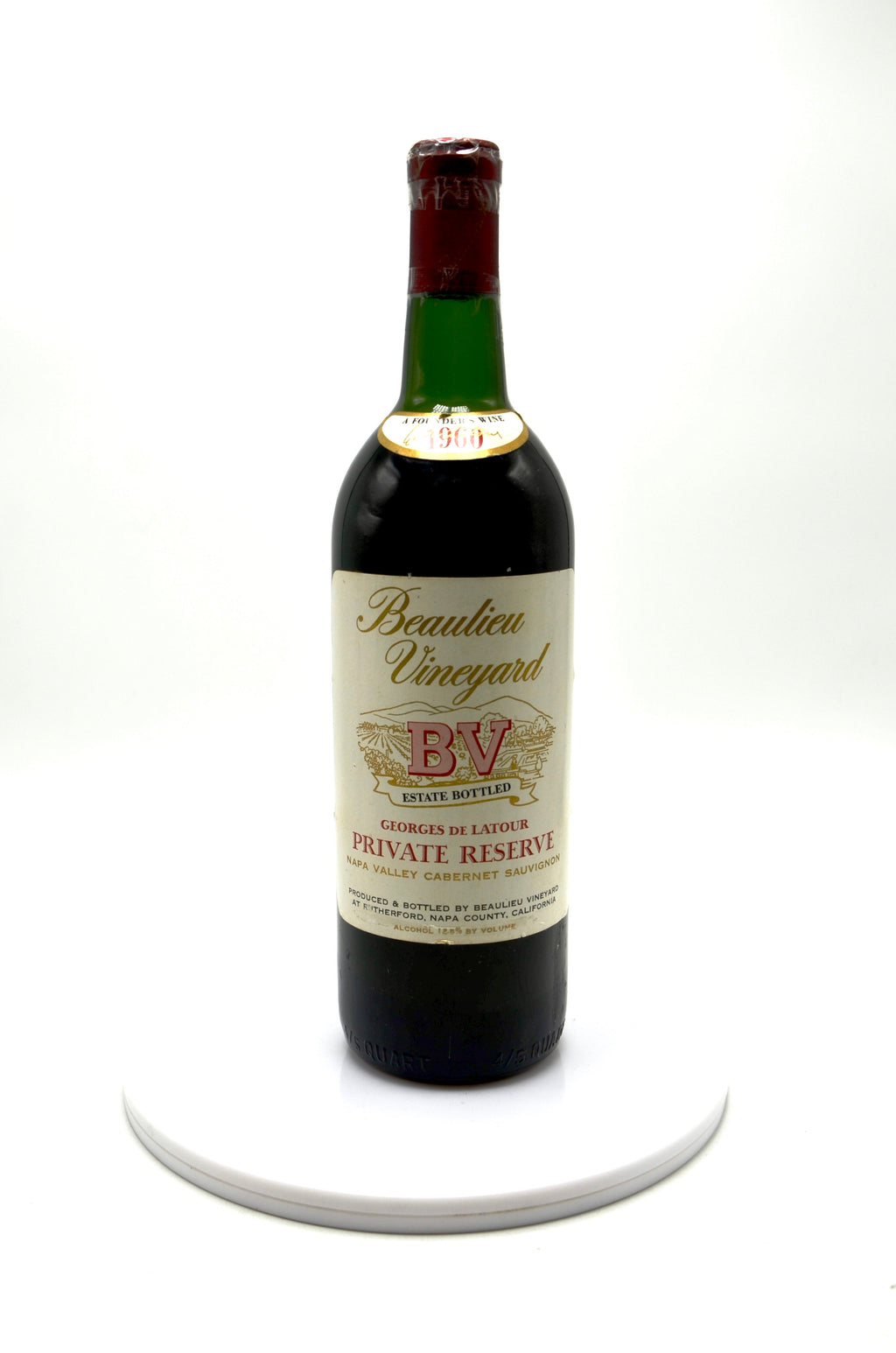 1960 Beaulieu Vineyard Georges de Latour Private Reserve Cabernet Sauvignon, Napa Valley