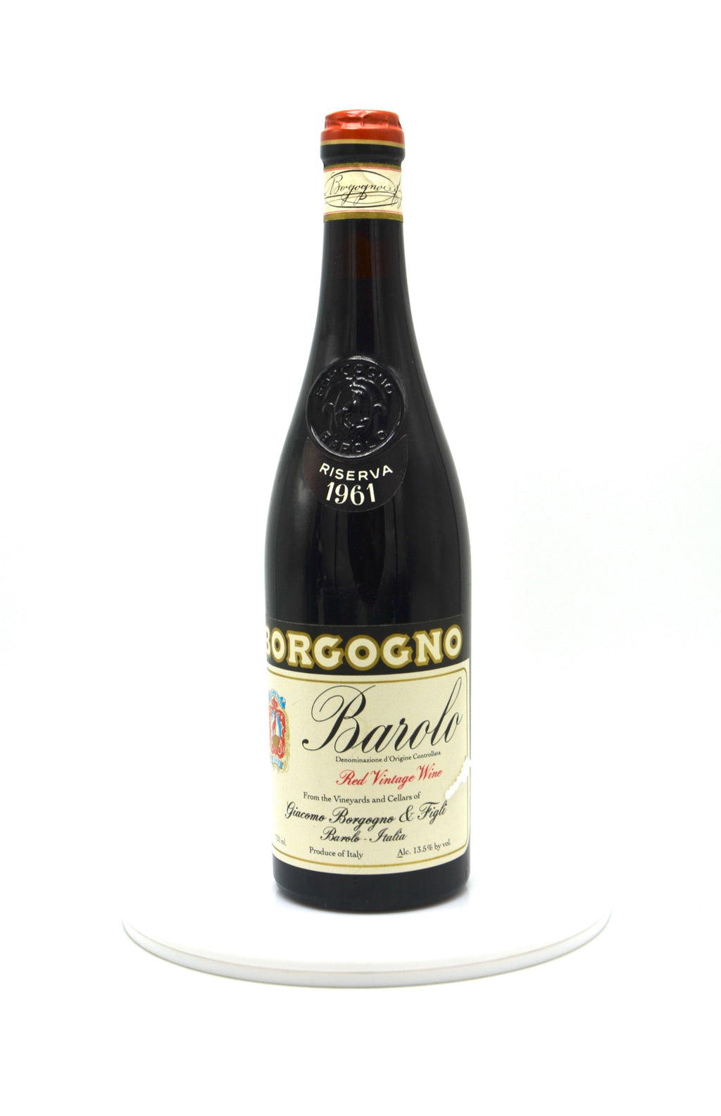 1961 Giacomo Borgogno & Figli Barolo Riserva