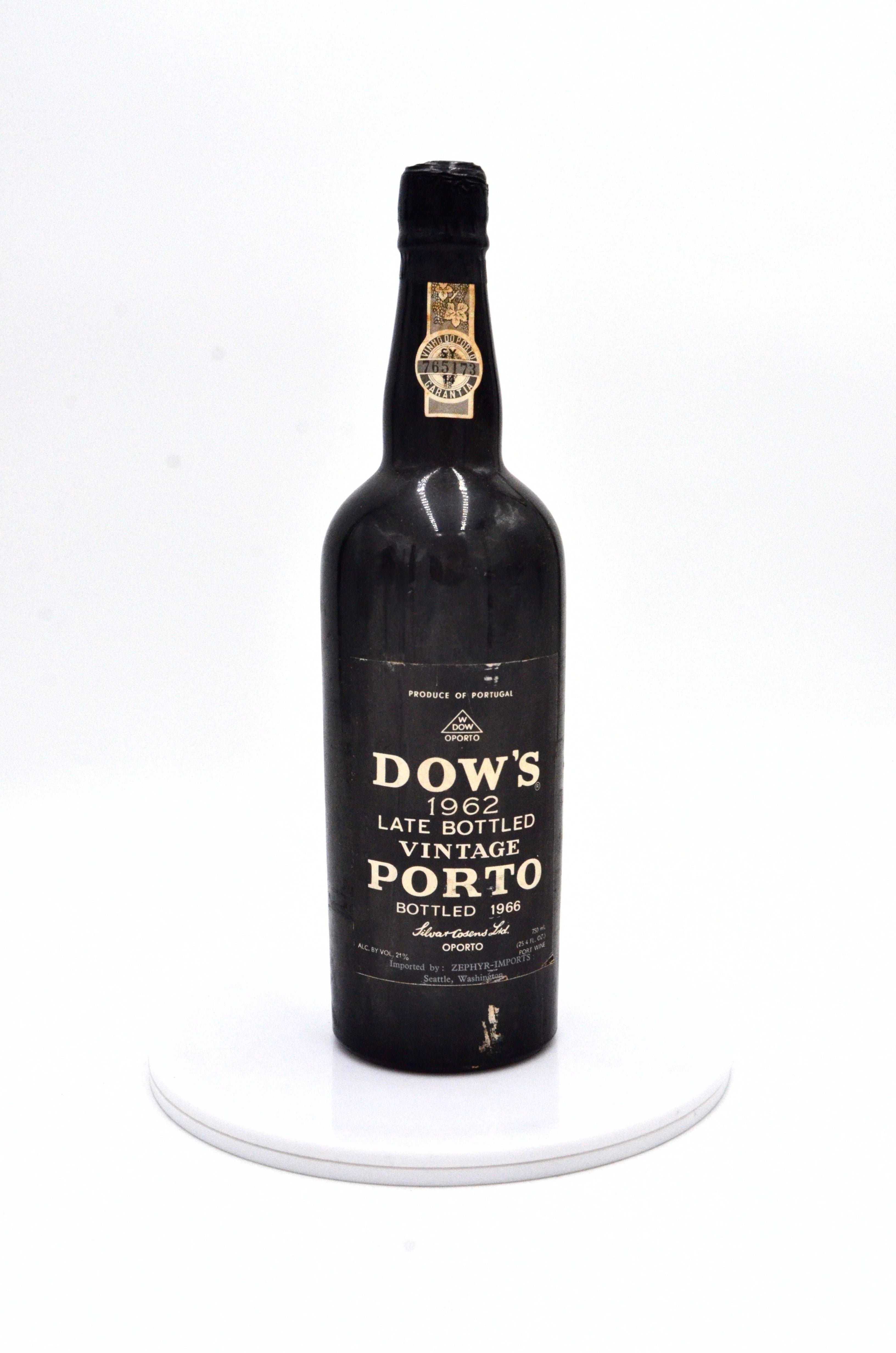 1962 Dow's Late Bottled Vintage Port