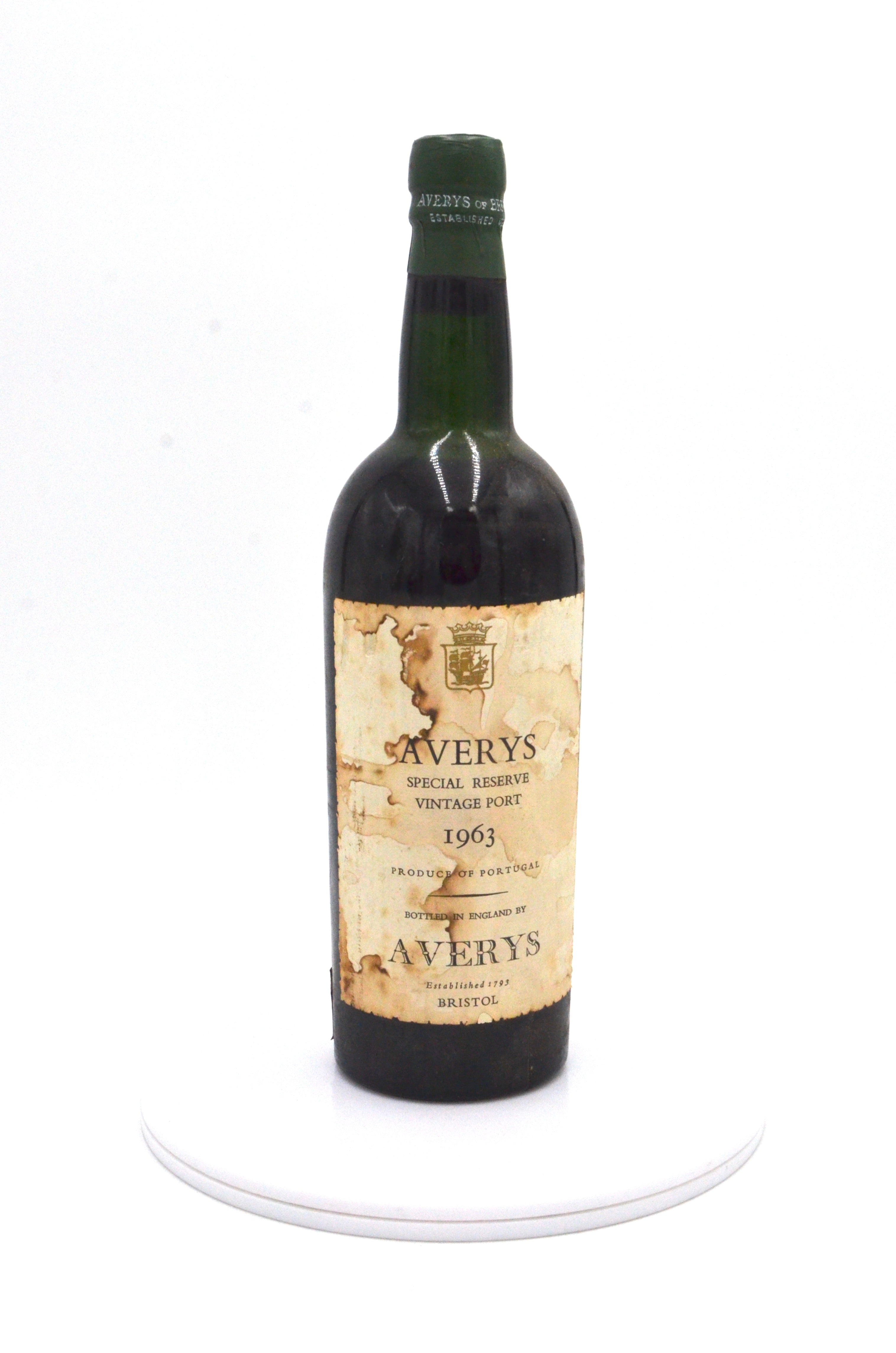 1963 Averys Special Reserve Vintage Port