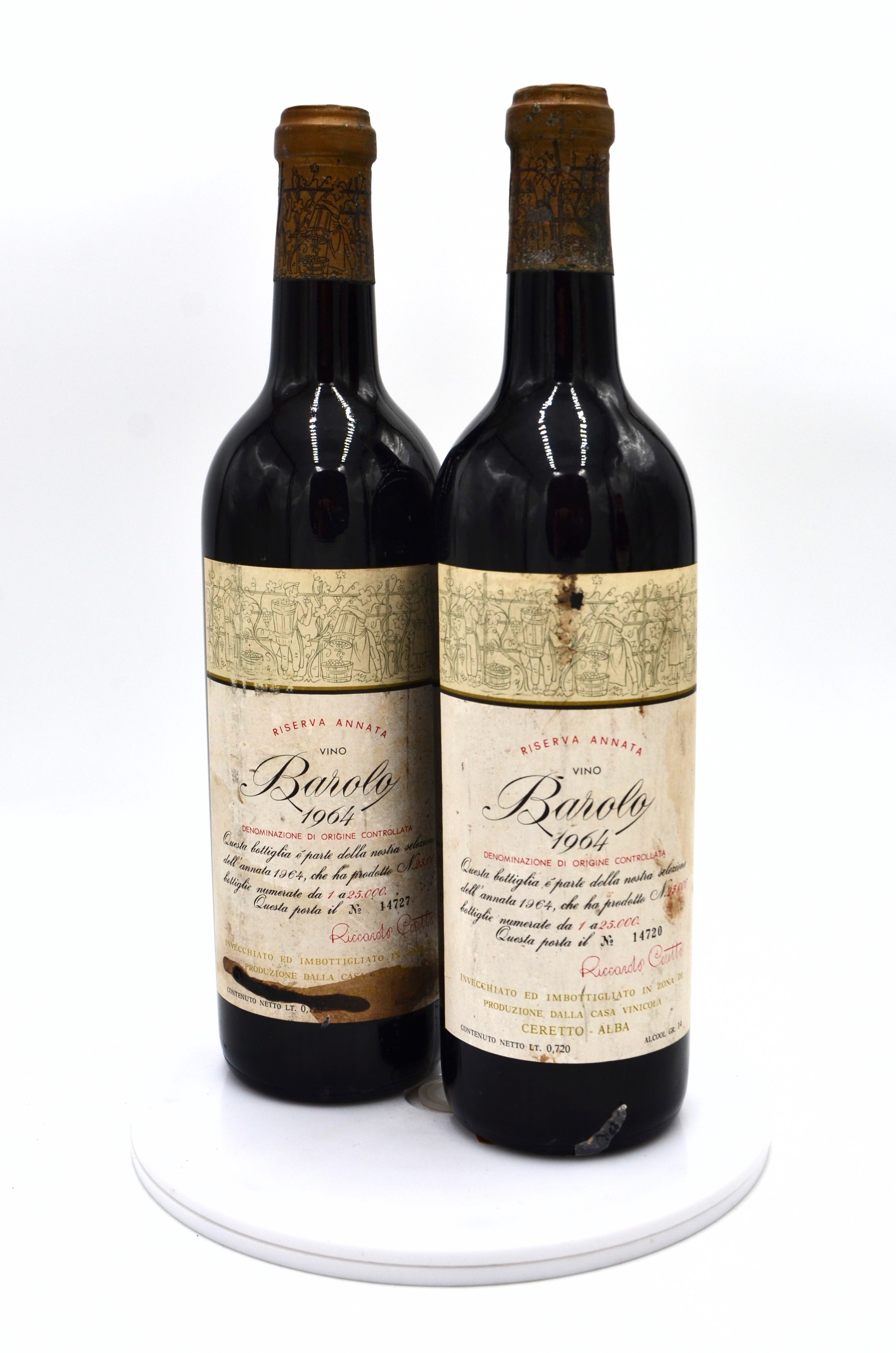 1964 Riccardo Ceretto Barolo Riserva