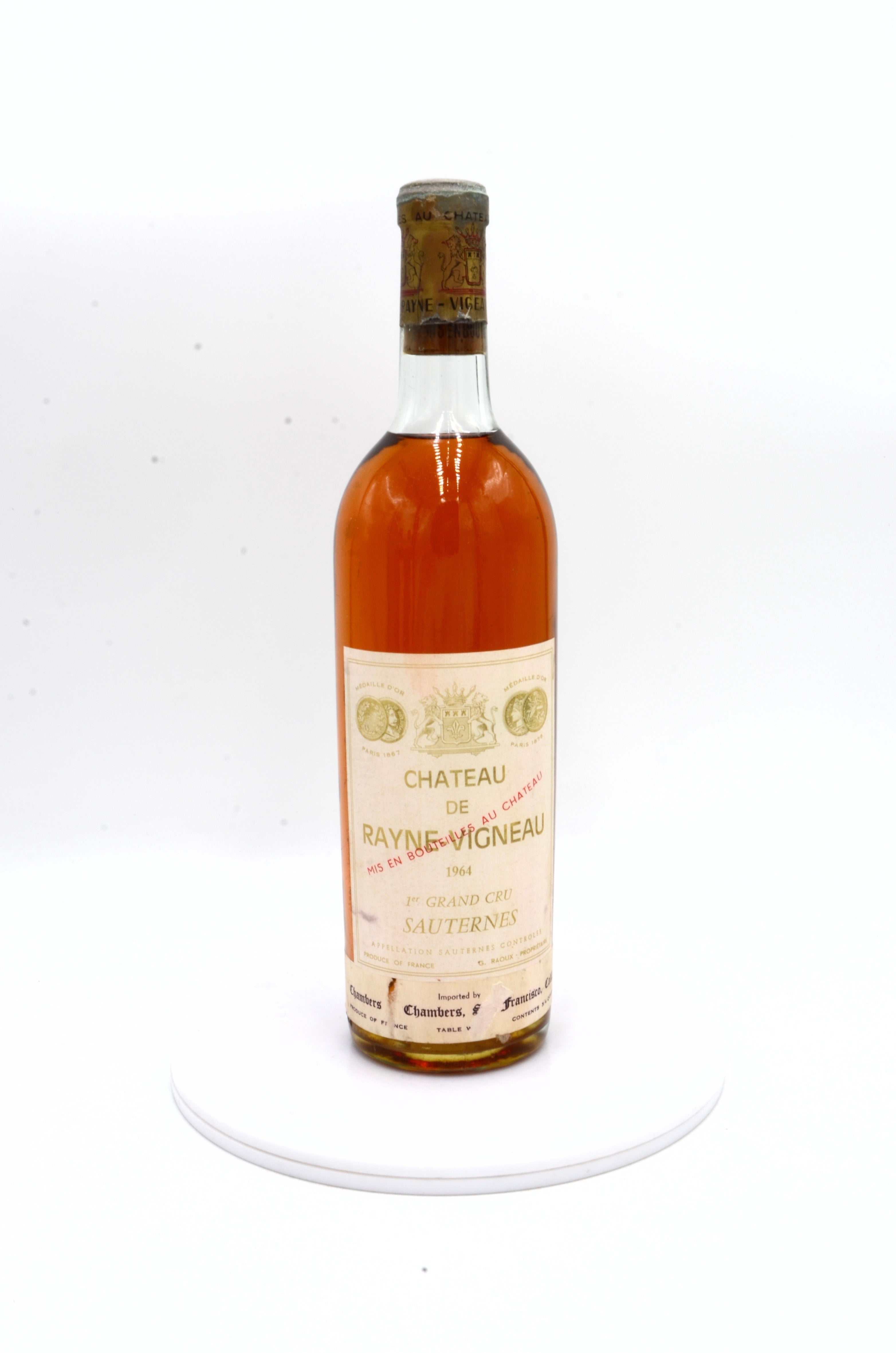 1964 Chateau de Rayne Vigneau, Sauternes