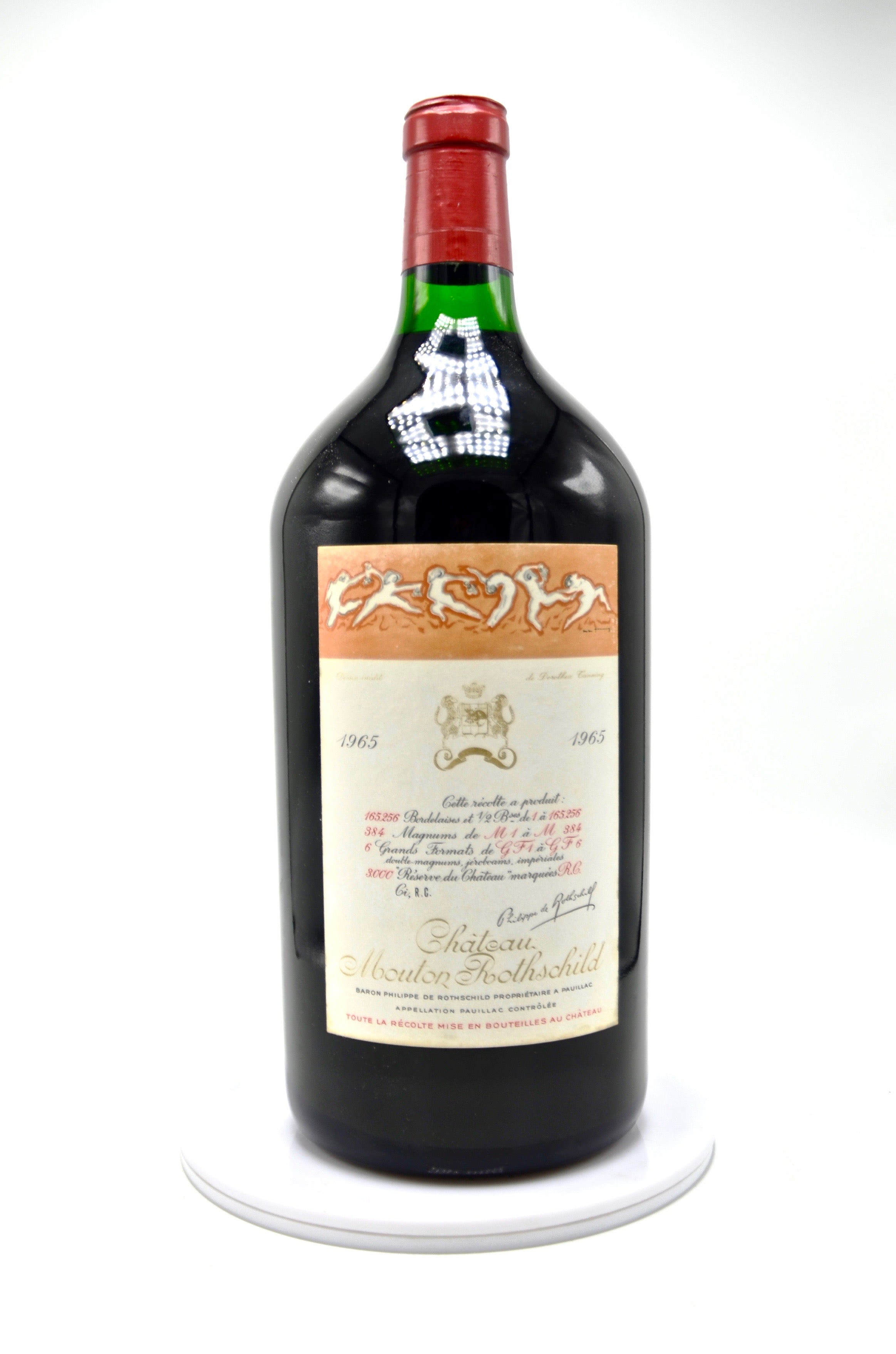 1965 Château Mouton Rothschild, Pauillac (double-magnum)
