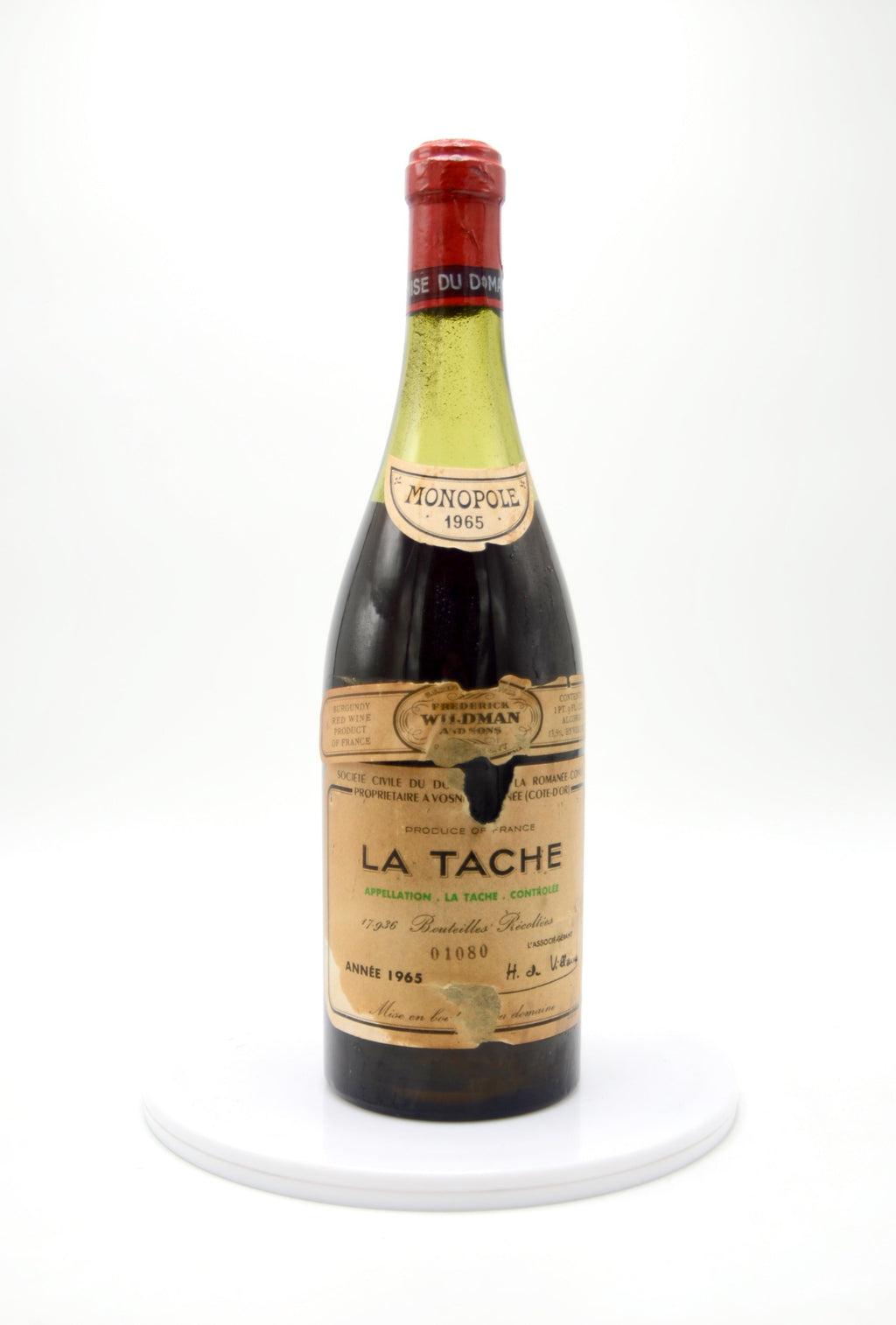 1965 Domaine de la Romanee Conti La Tache, Monopole Grand Cru