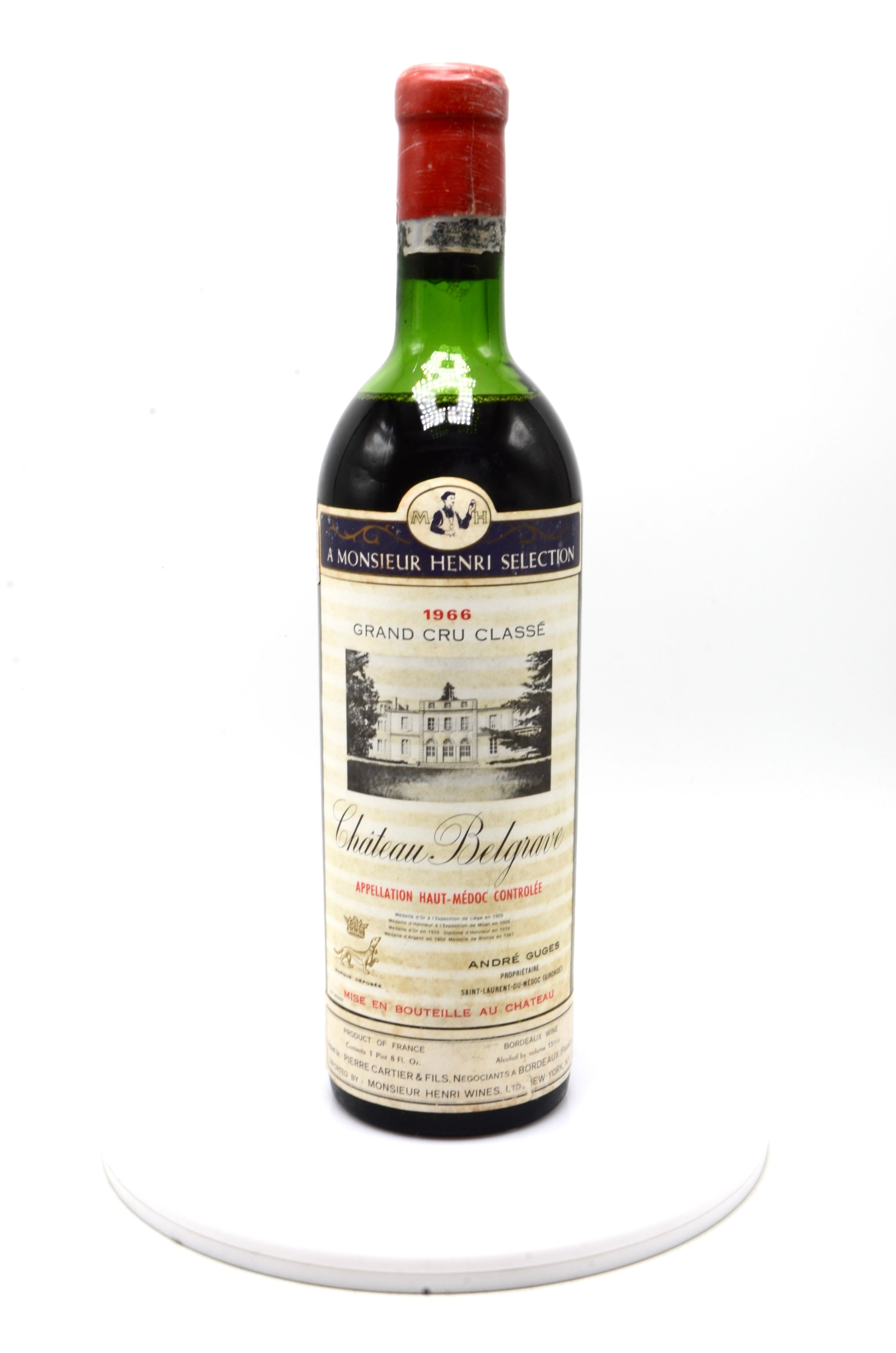 1966 Château Belgrave, Haut-Médoc