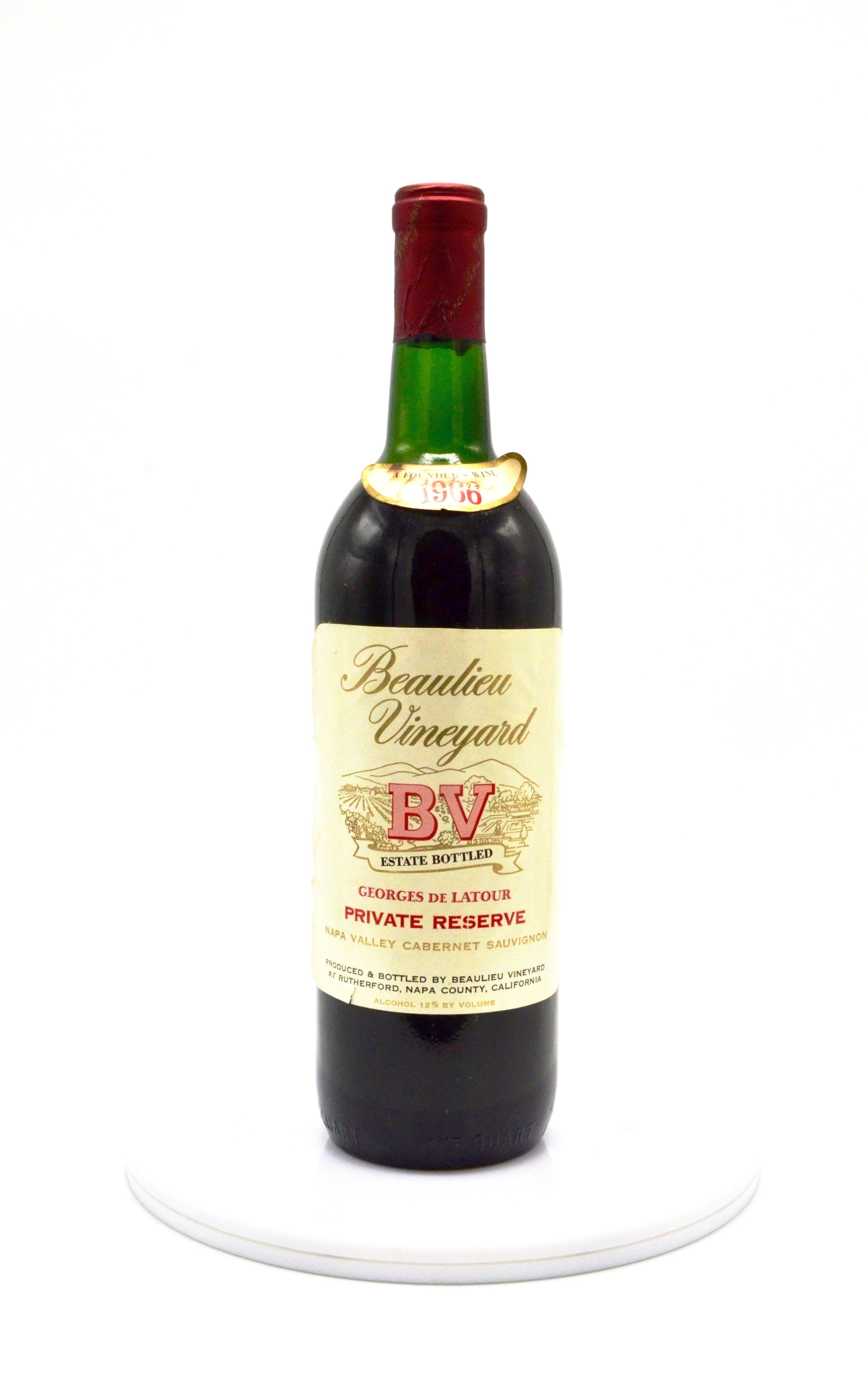 1966 Beaulieu Vineyard Georges de Latour Private Reserve Cabernet Sauvignon, Napa Valley