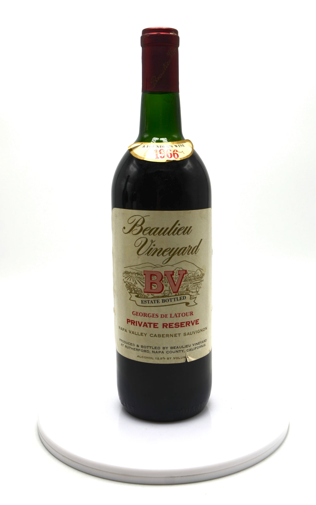 1966 Beaulieu Vineyard Georges de Latour Private Reserve Cabernet Sauvignon, Napa Valley