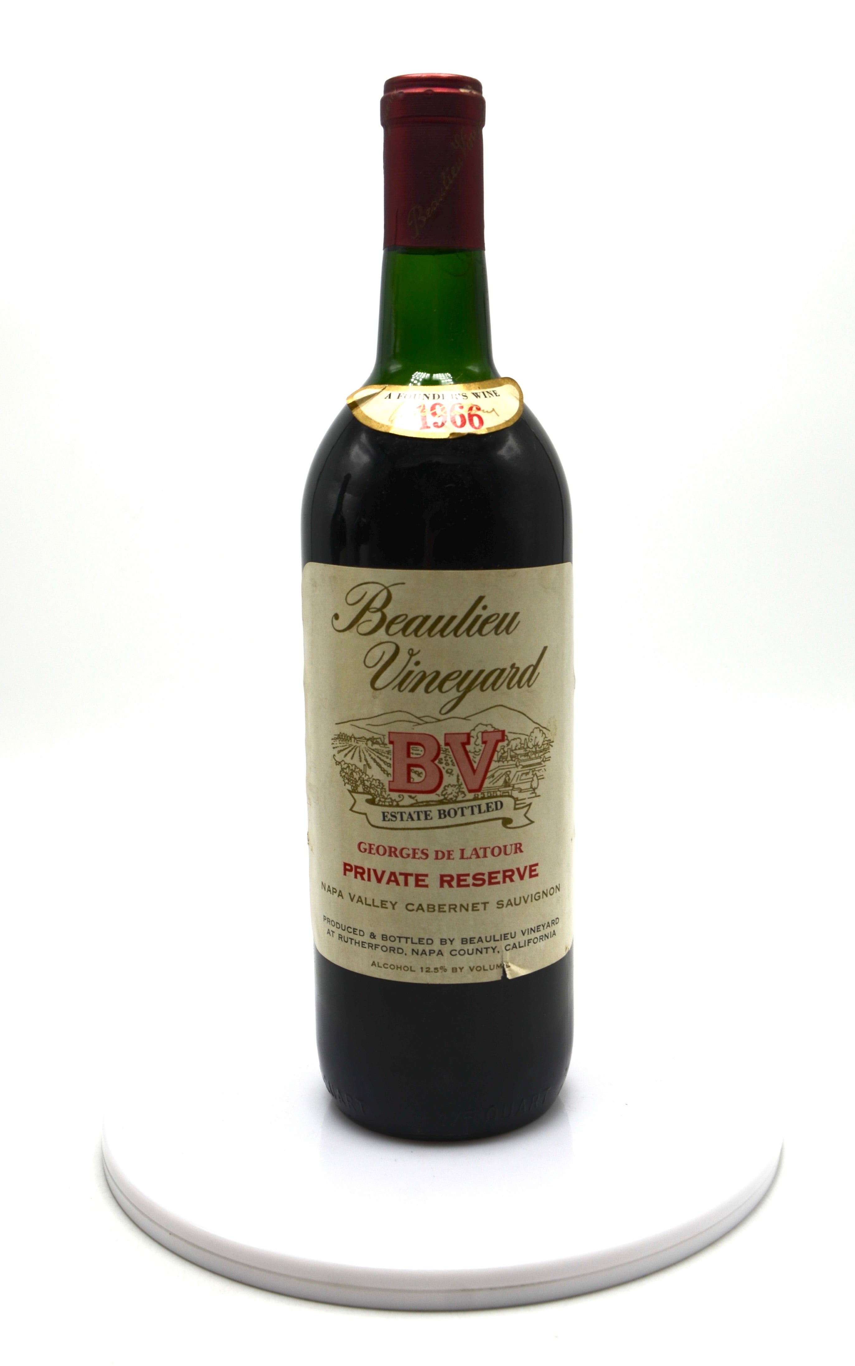 1966 Beaulieu Vineyard Georges de Latour Private Reserve Cabernet Sauvignon, Napa Valley