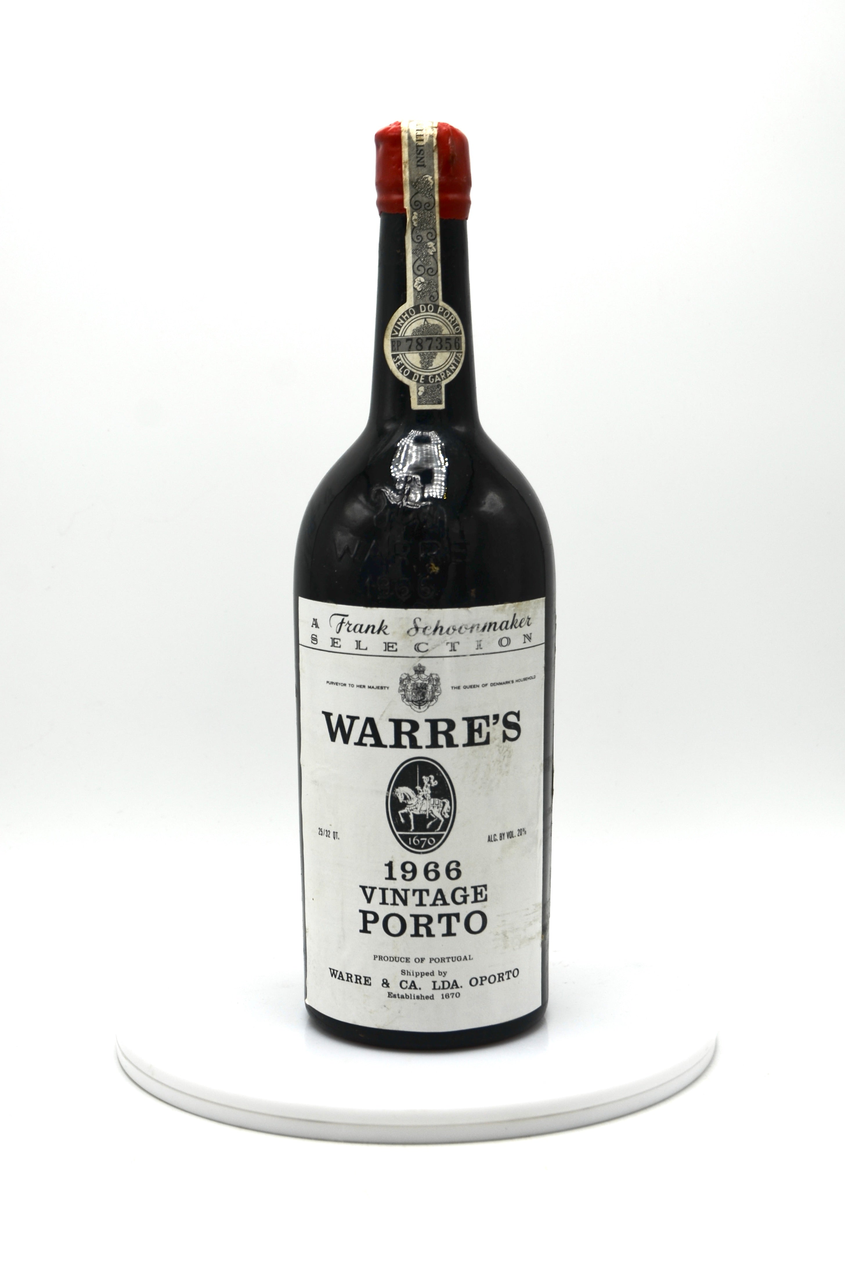 1966 Warre's Vintage Port