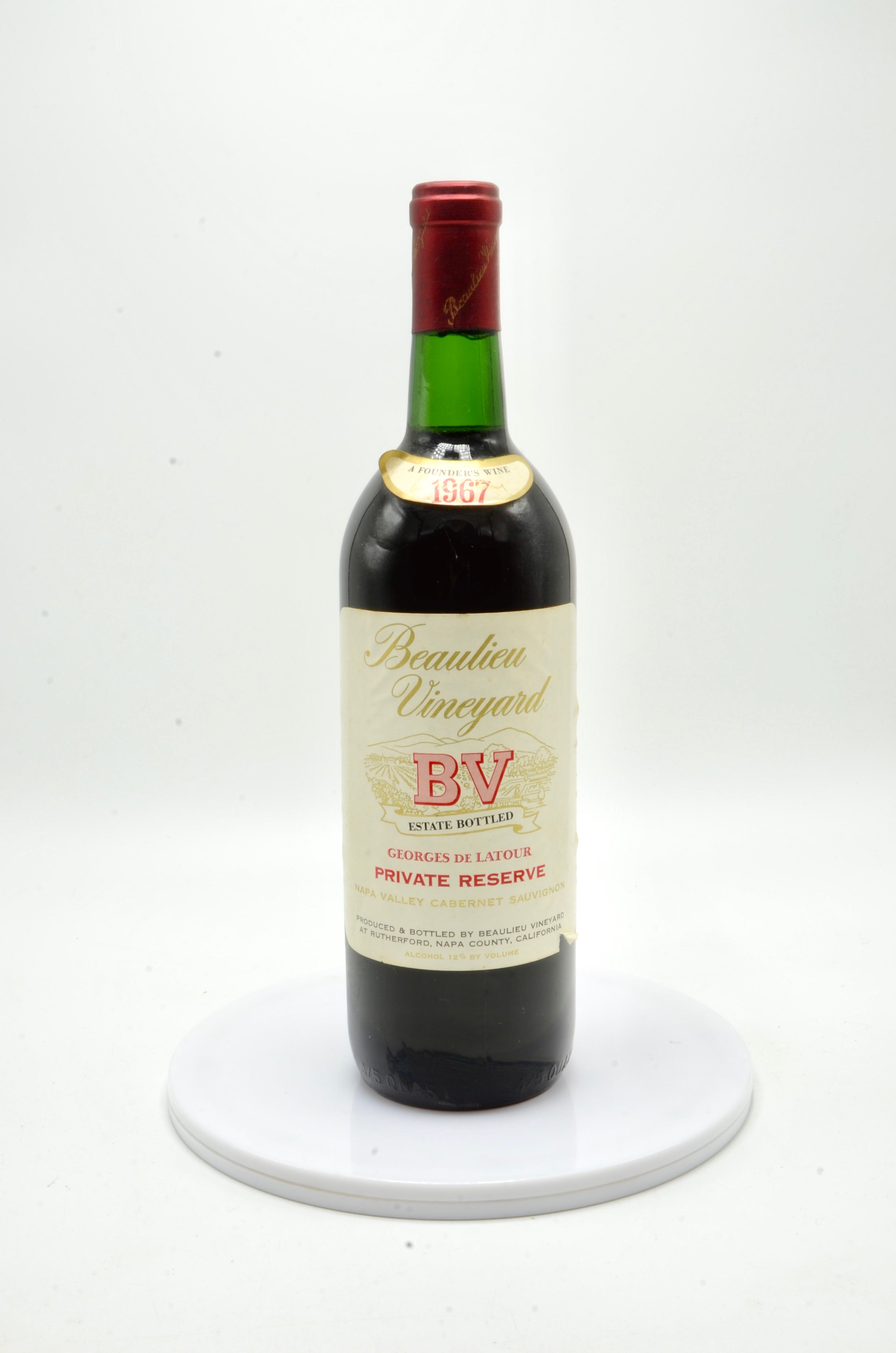 1967 Beaulieu Vineyard Georges de Latour Private Reserve Cabernet Sauvignon, Napa Valley