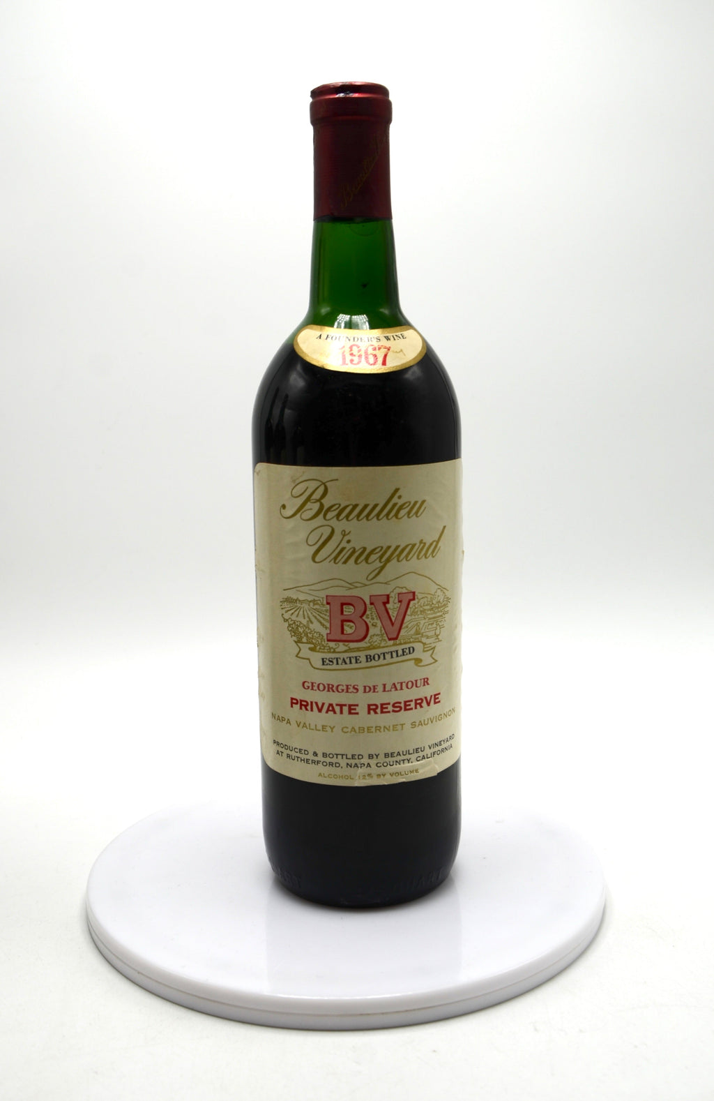 1967 Beaulieu Vineyard Georges de Latour Private Reserve Cabernet Sauvignon, Napa Valley