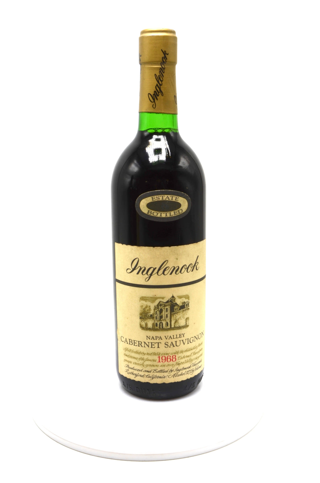 1968 Inglenook Estate Cabernet Sauvignon, Rutherford, Napa Valley