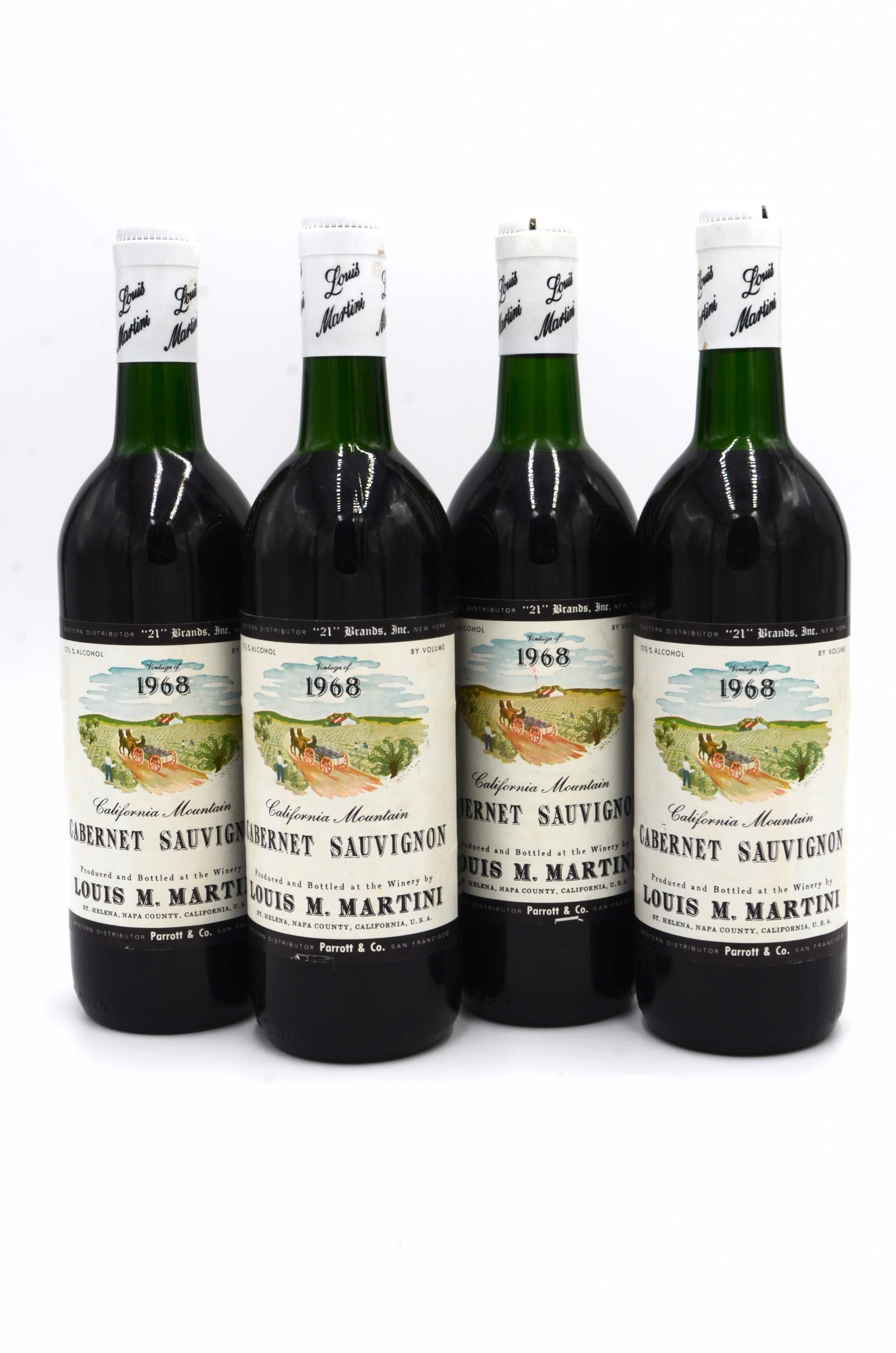 1968 Louis M. Martini Cabernet Sauvignon, Napa Valley