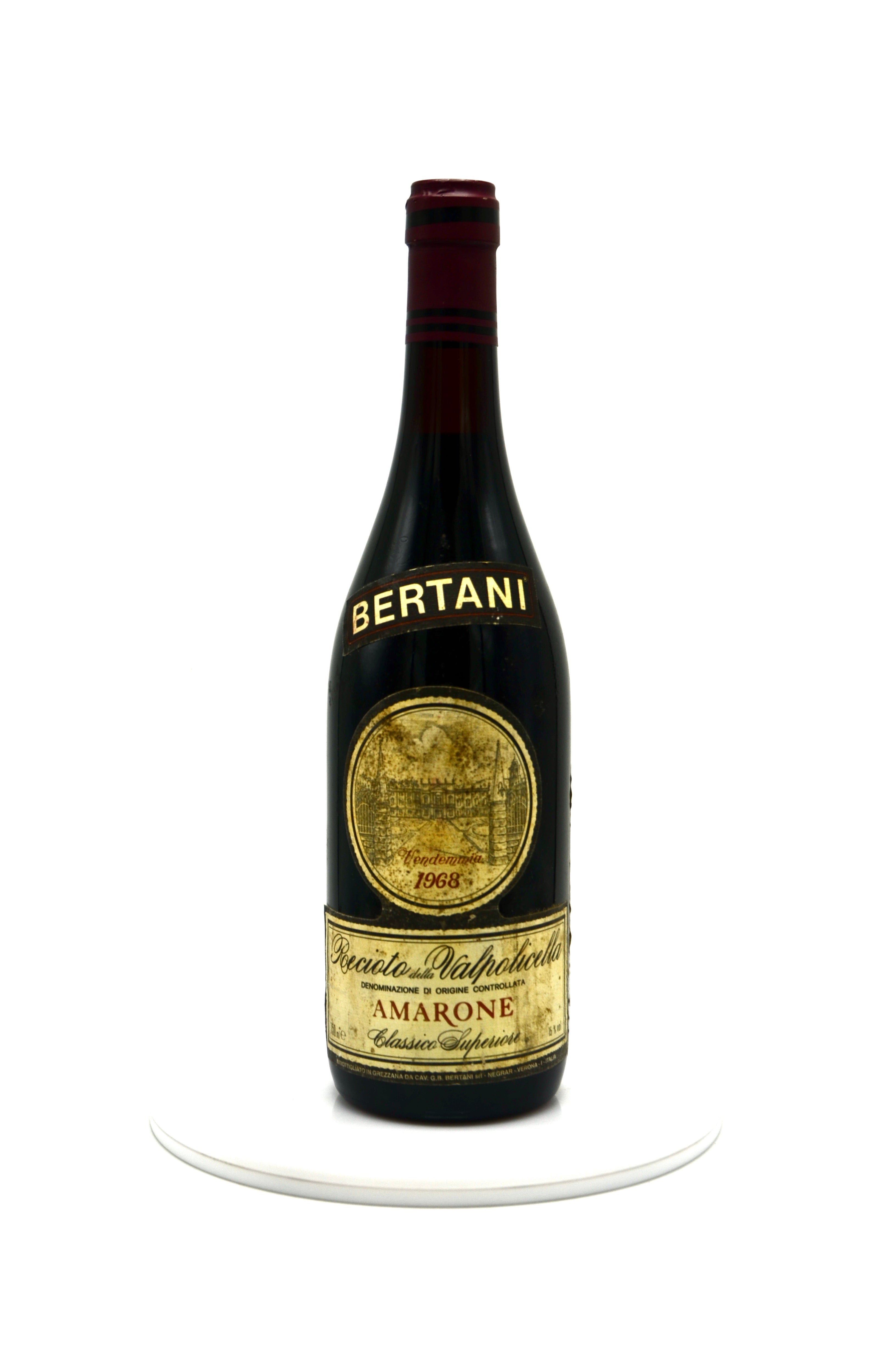 1968 Bertani Amarone della Valpolicella Classico Superiore