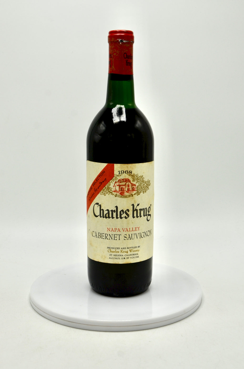 1968 Charles Krug Cabernet Sauvignon, Vintage Selection, Napa Valley