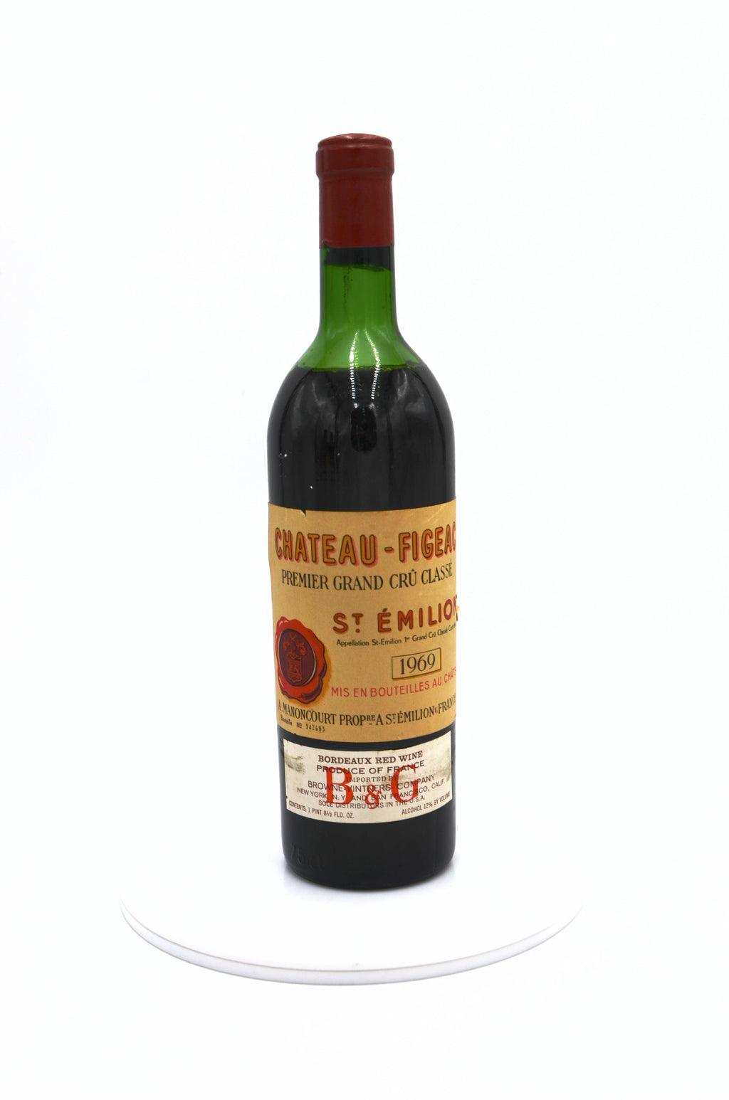 1969 Château Figeac, St. Emilion