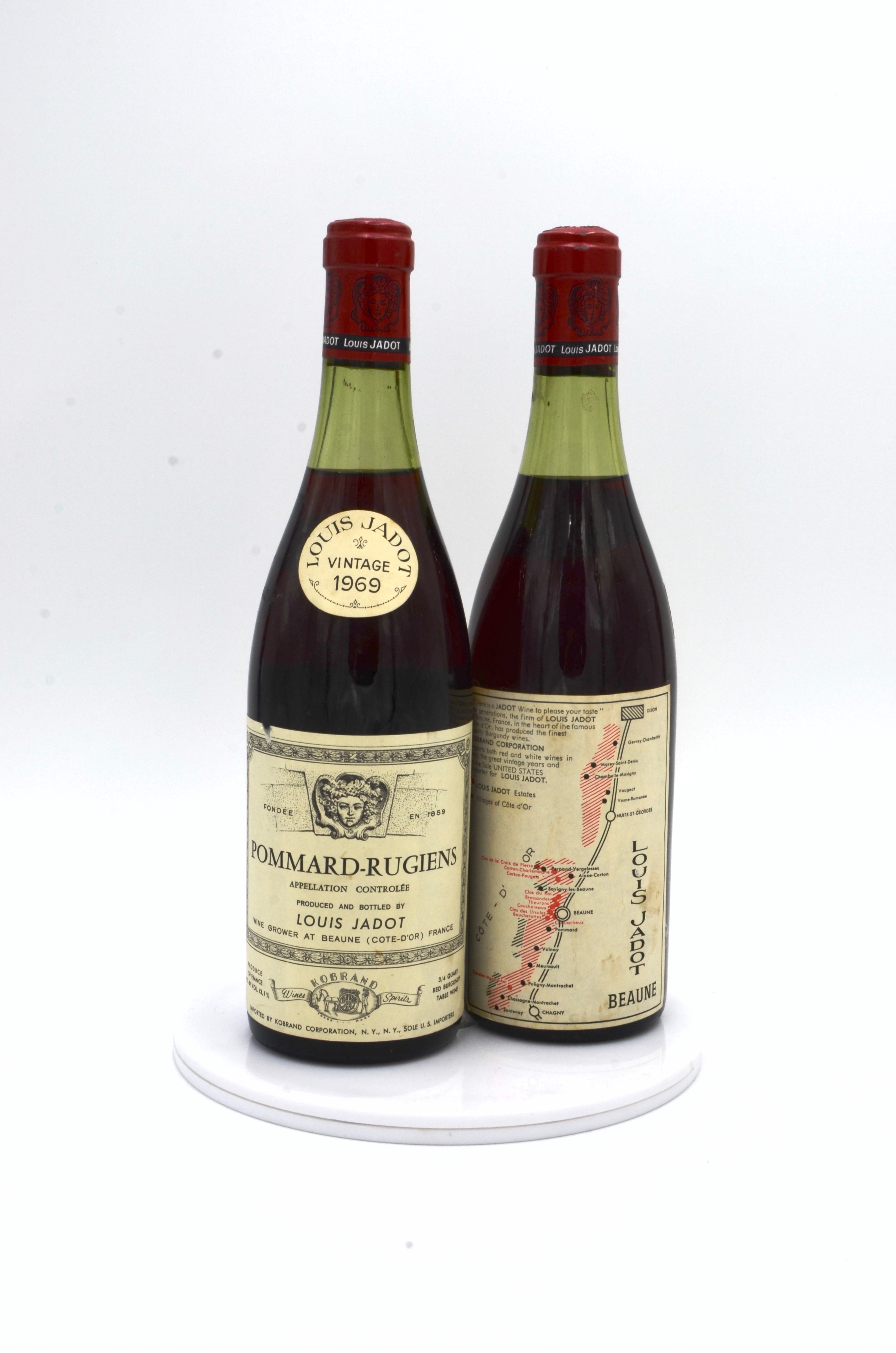 1969 Louis Jadot Pommard, Les Rugiens, Premier Cru