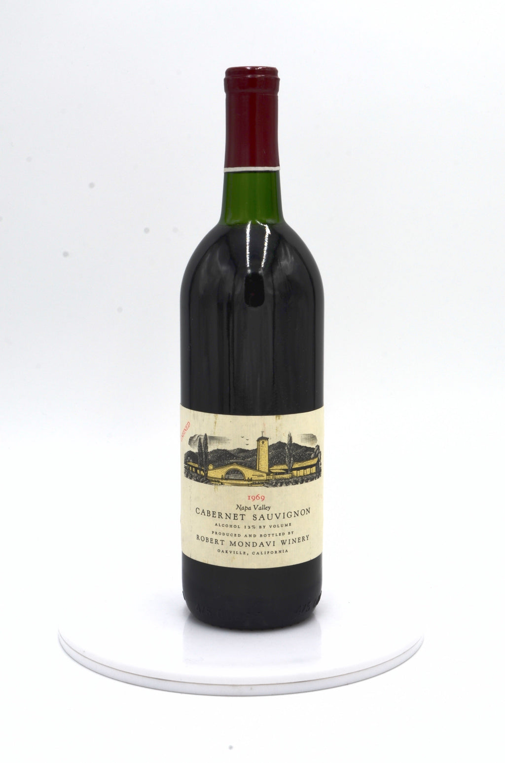 1969 Robert Mondavi Cabernet Sauvignon Unfined, Napa Valley