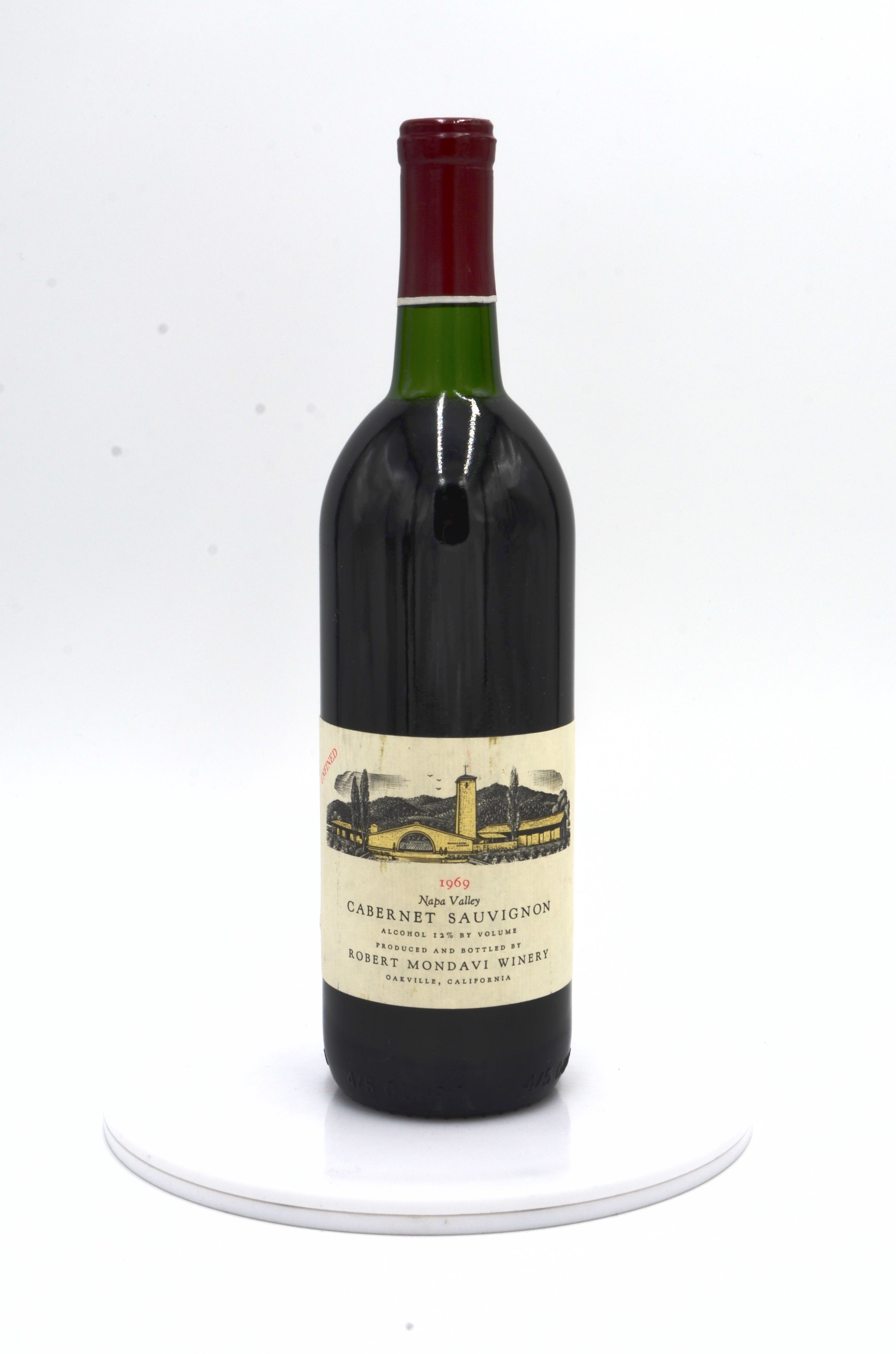 1969 Robert Mondavi Cabernet Sauvignon Unfined, Napa Valley