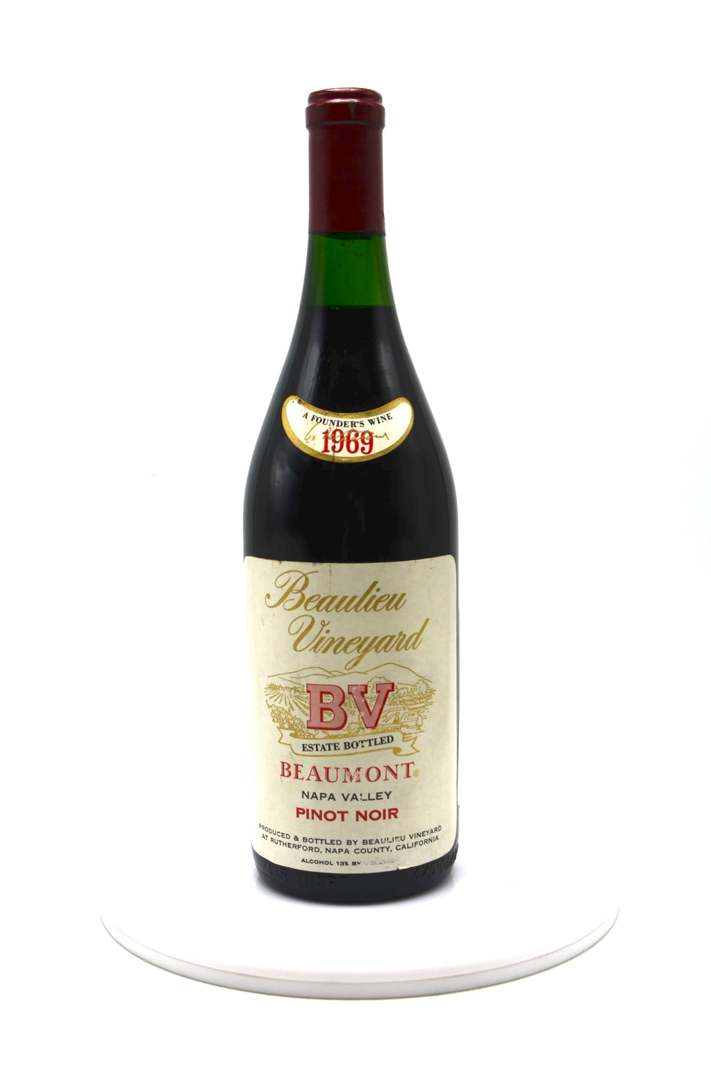 1969 Beaulieu Vineyard Pinot Noir, Beaumont, Napa Valley