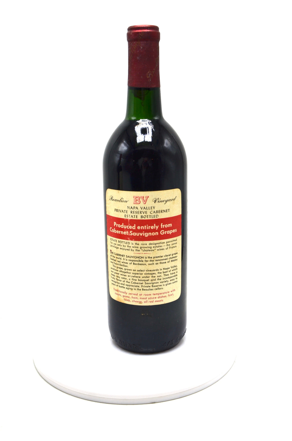 1970 Beaulieu Vineyard Georges de Latour Private Reserve Cabernet Sauvignon, Napa Valley