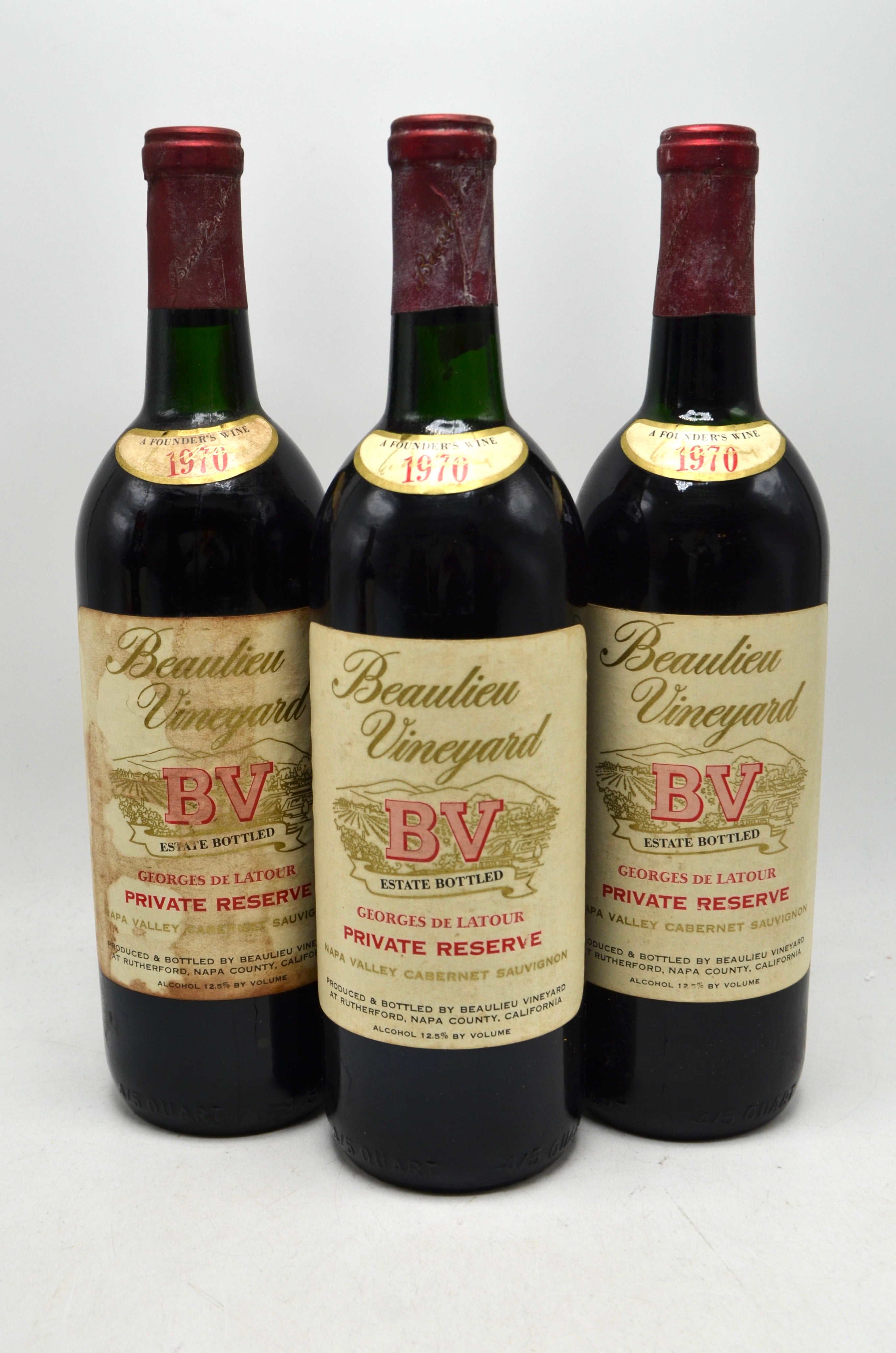 1970 Beaulieu Vineyard Georges de Latour Private Reserve Cabernet Sauvignon, Napa Valley