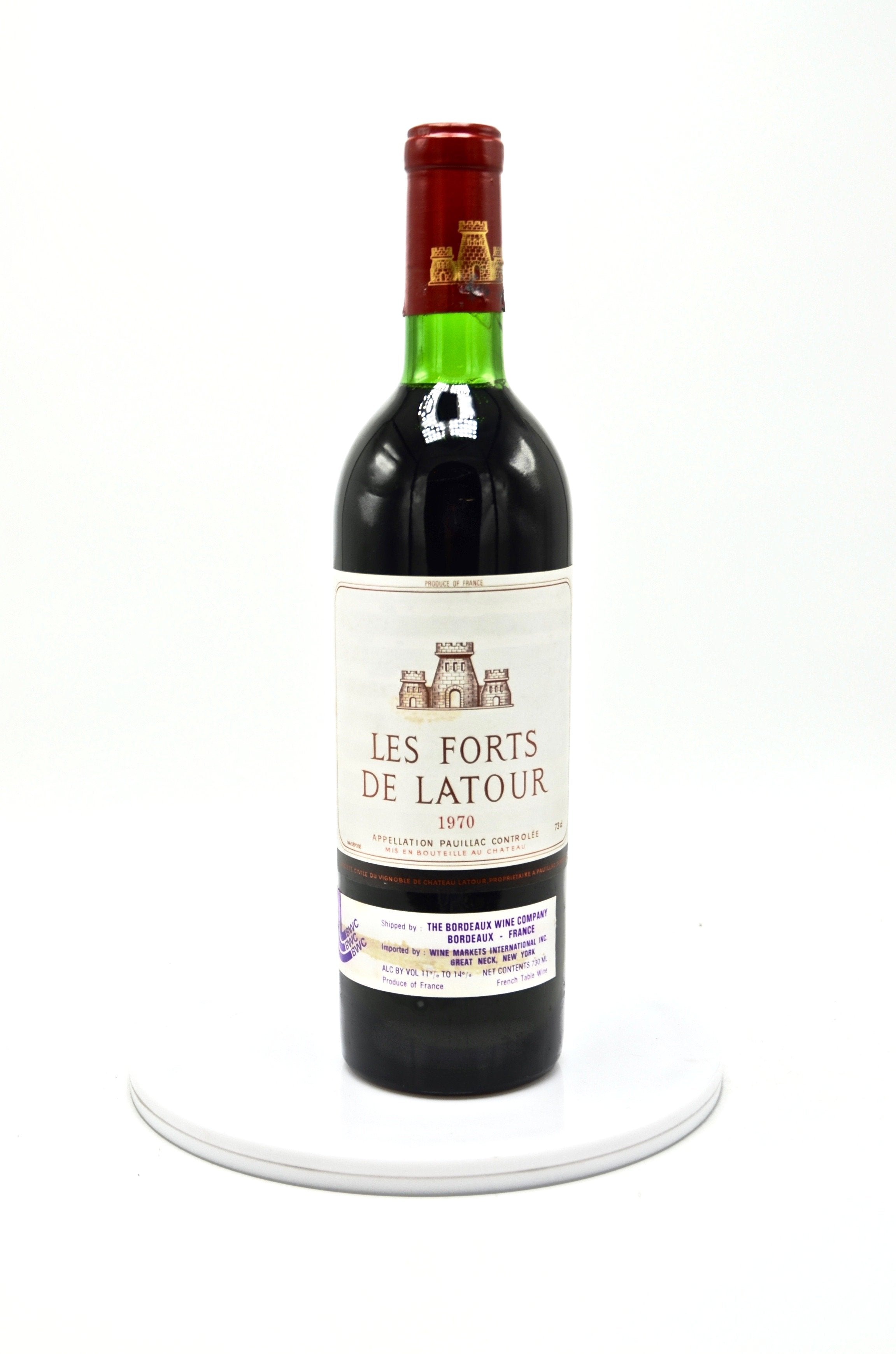 1970 Les Forts de Latour, Pauillac [Ch. Latour's 2nd]