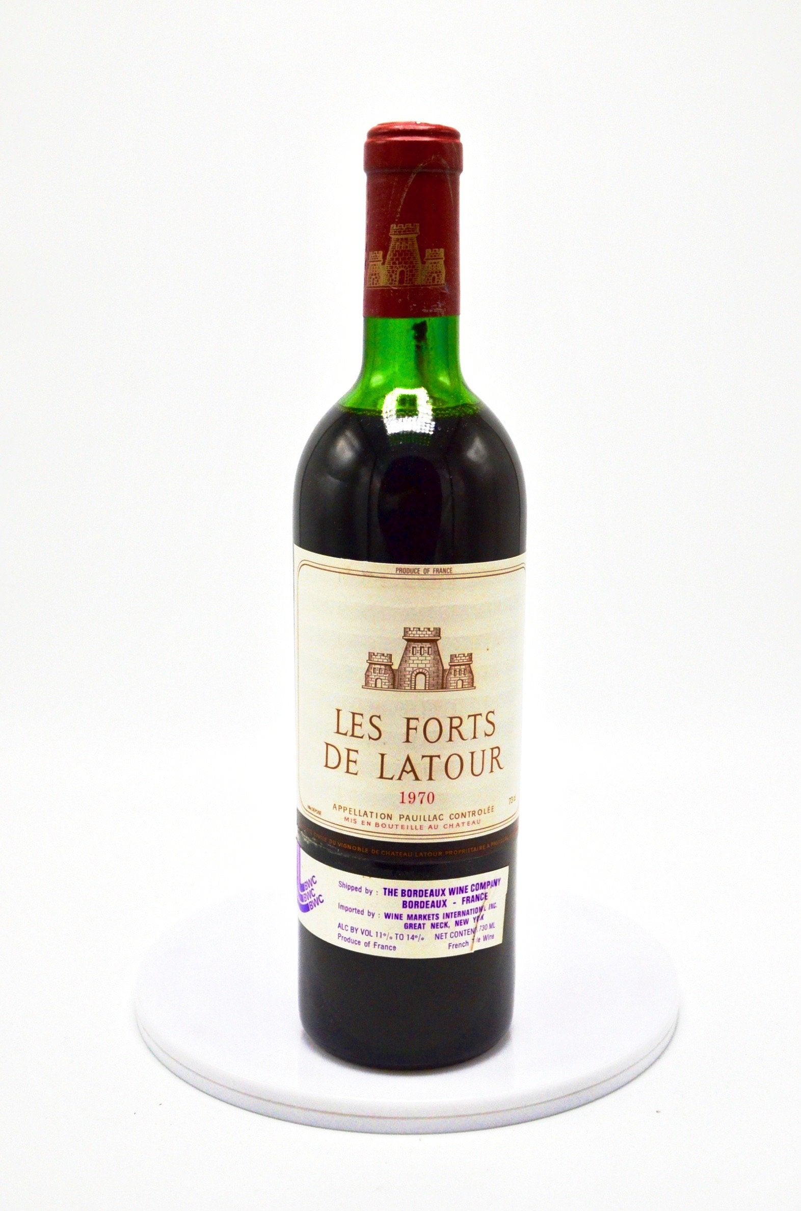 1970 Les Forts de Latour, Pauillac [Ch. Latour's 2nd]