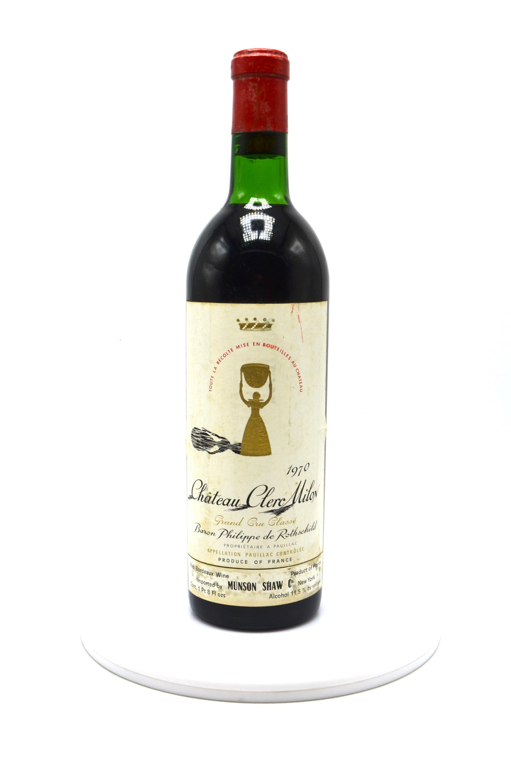 1970 Château Clerc Milon, Pauillac