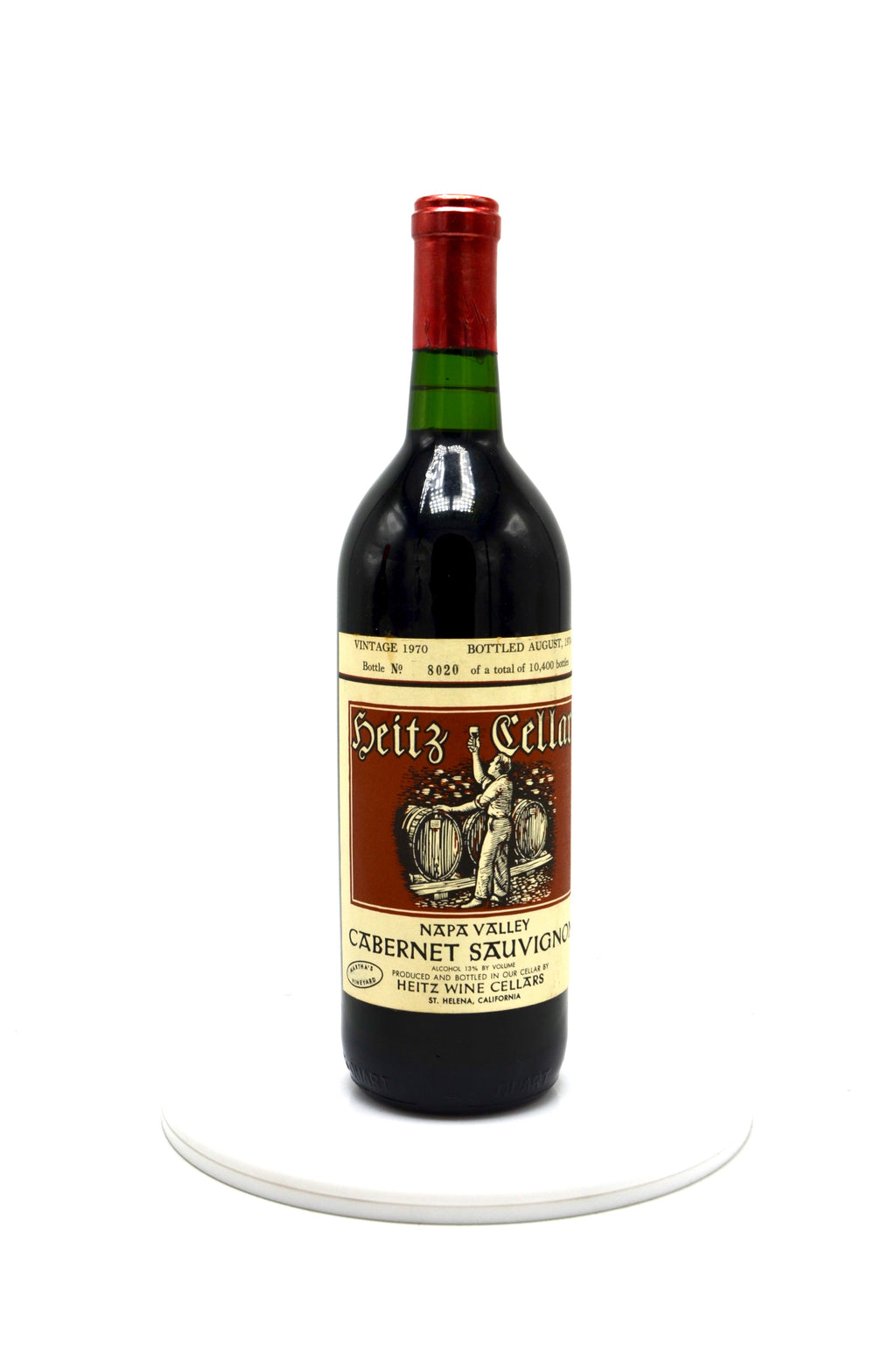 1970 Heitz Cellars Cabernet Sauvignon, Martha's Vineyard, Napa Valley