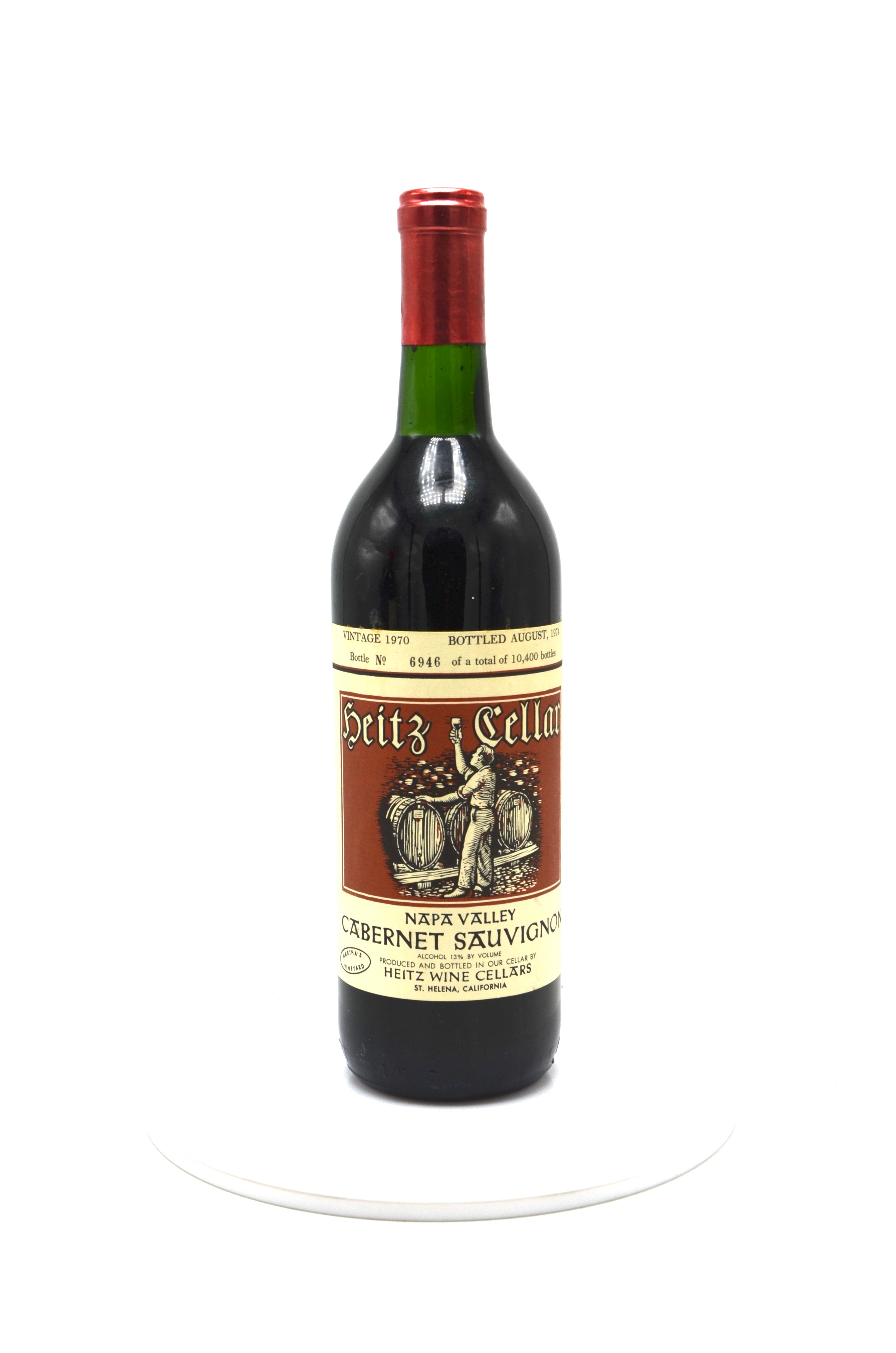 1970 Heitz Cellars Cabernet Sauvignon, Martha's Vineyard, Napa Valley
